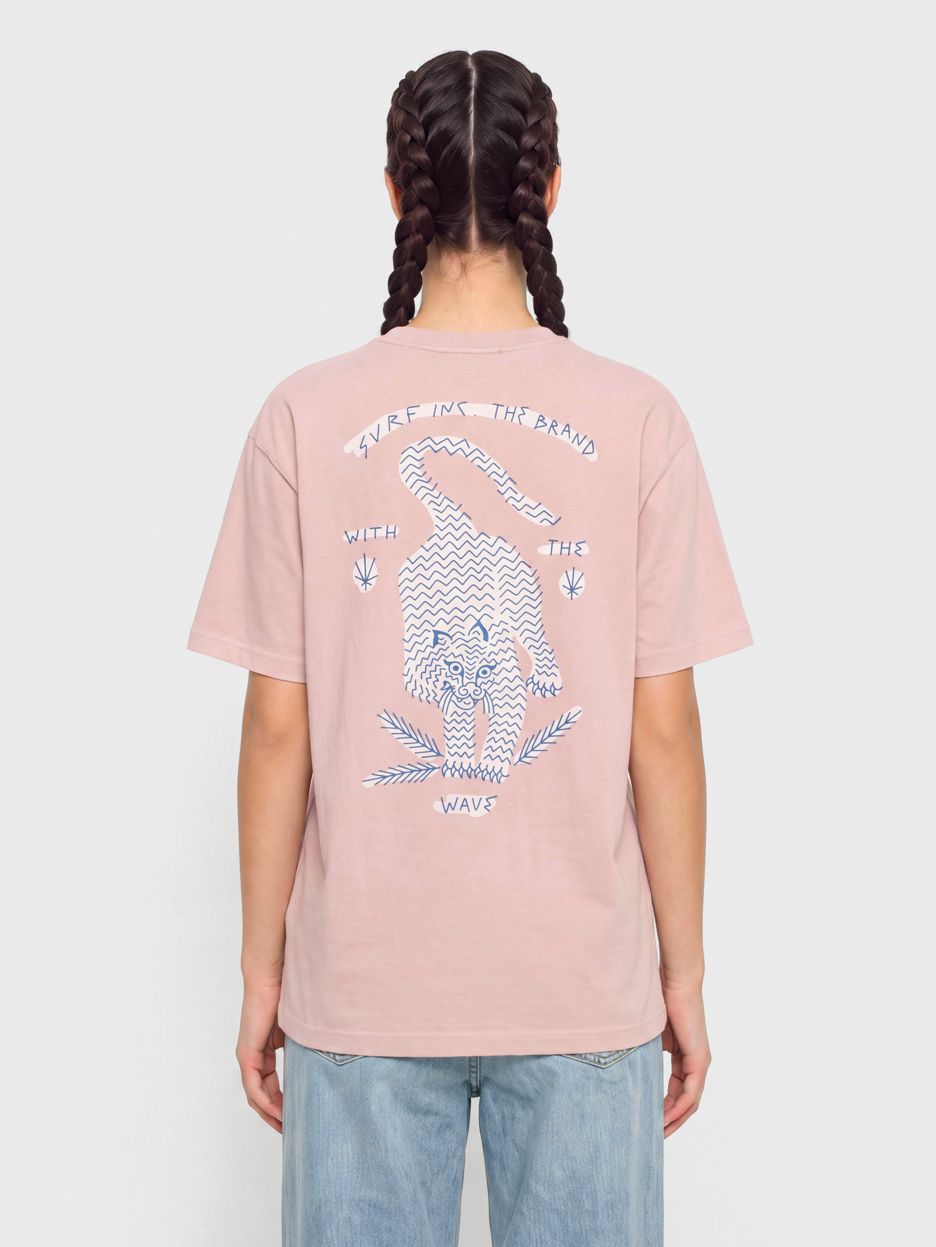 T-shirt Surf Inc Wave Tiger (pink kush)