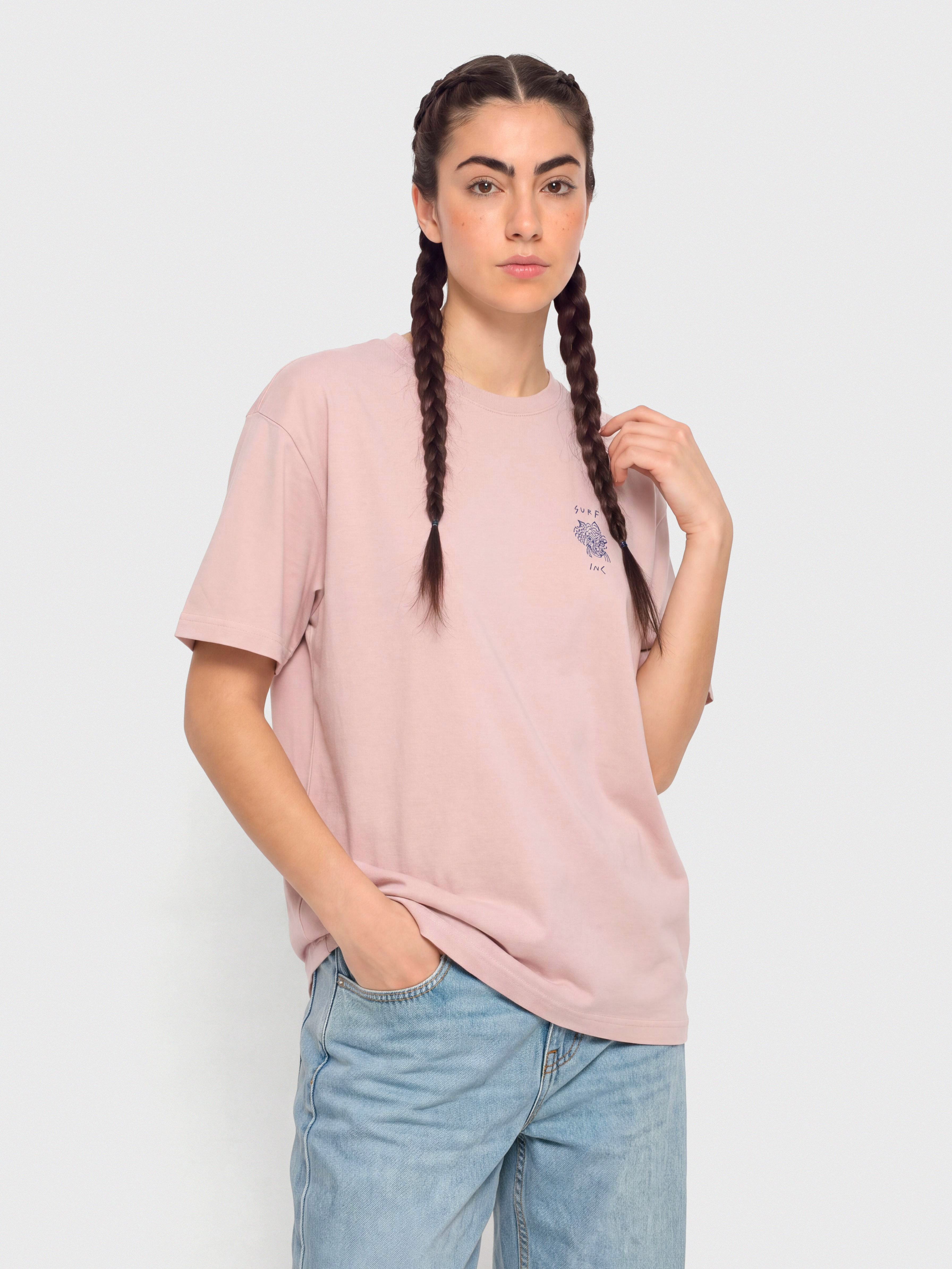 T-shirt Surf Inc Wave Tiger (pink kush)