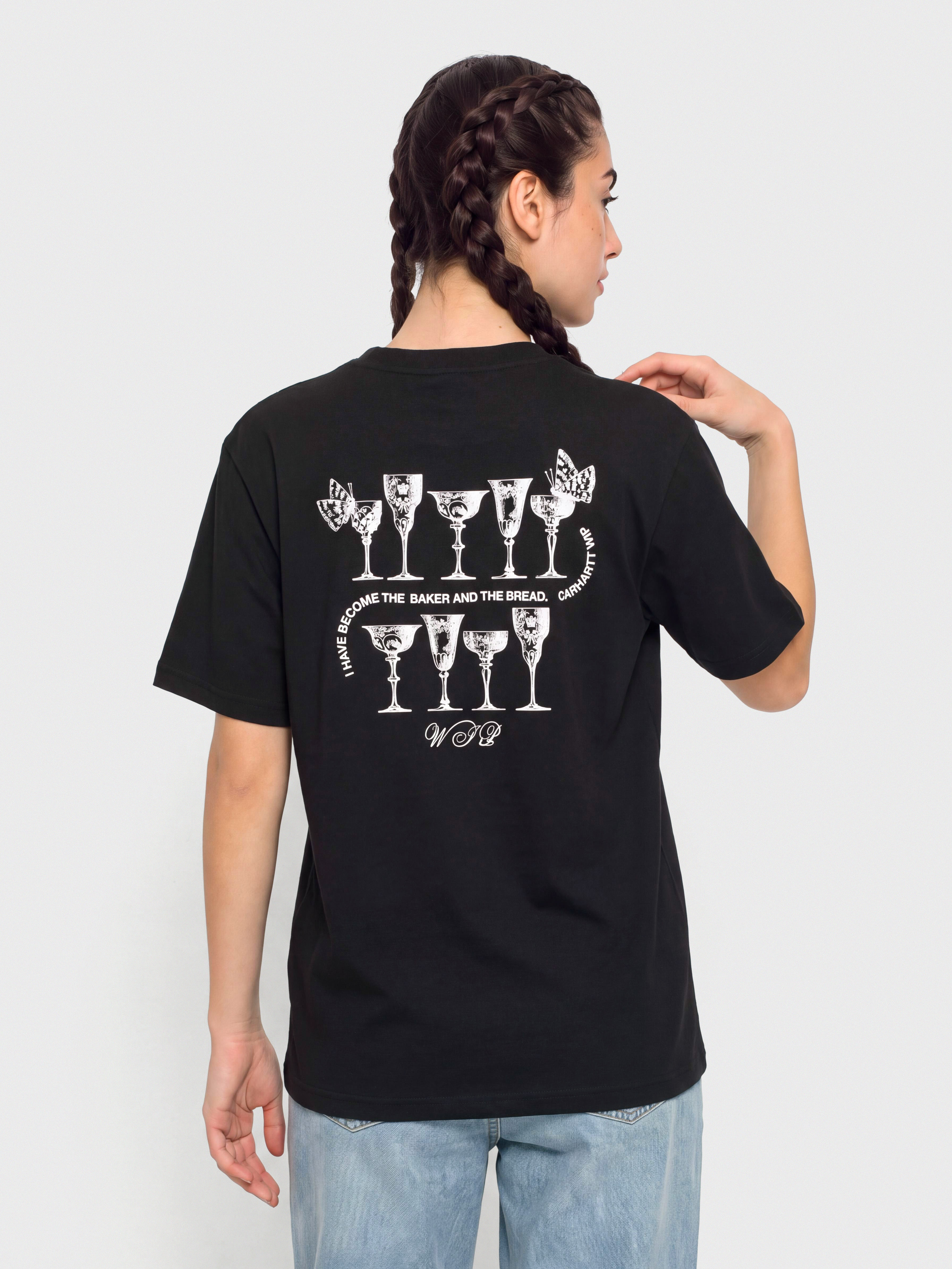 T-shirt Carhartt WIP Silver Cups Wmn (black)