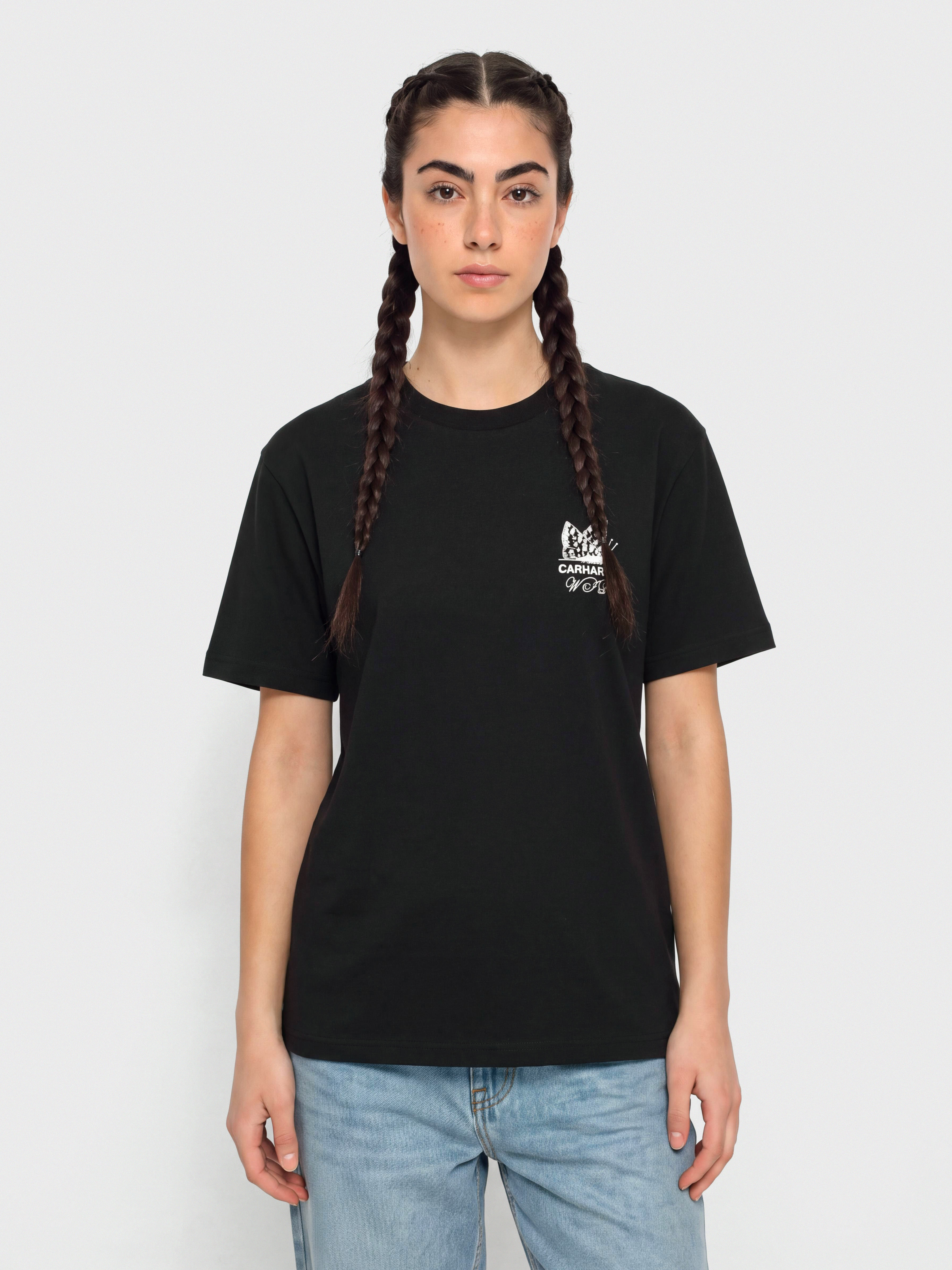 T-shirt Carhartt WIP Silver Cups Wmn (black)