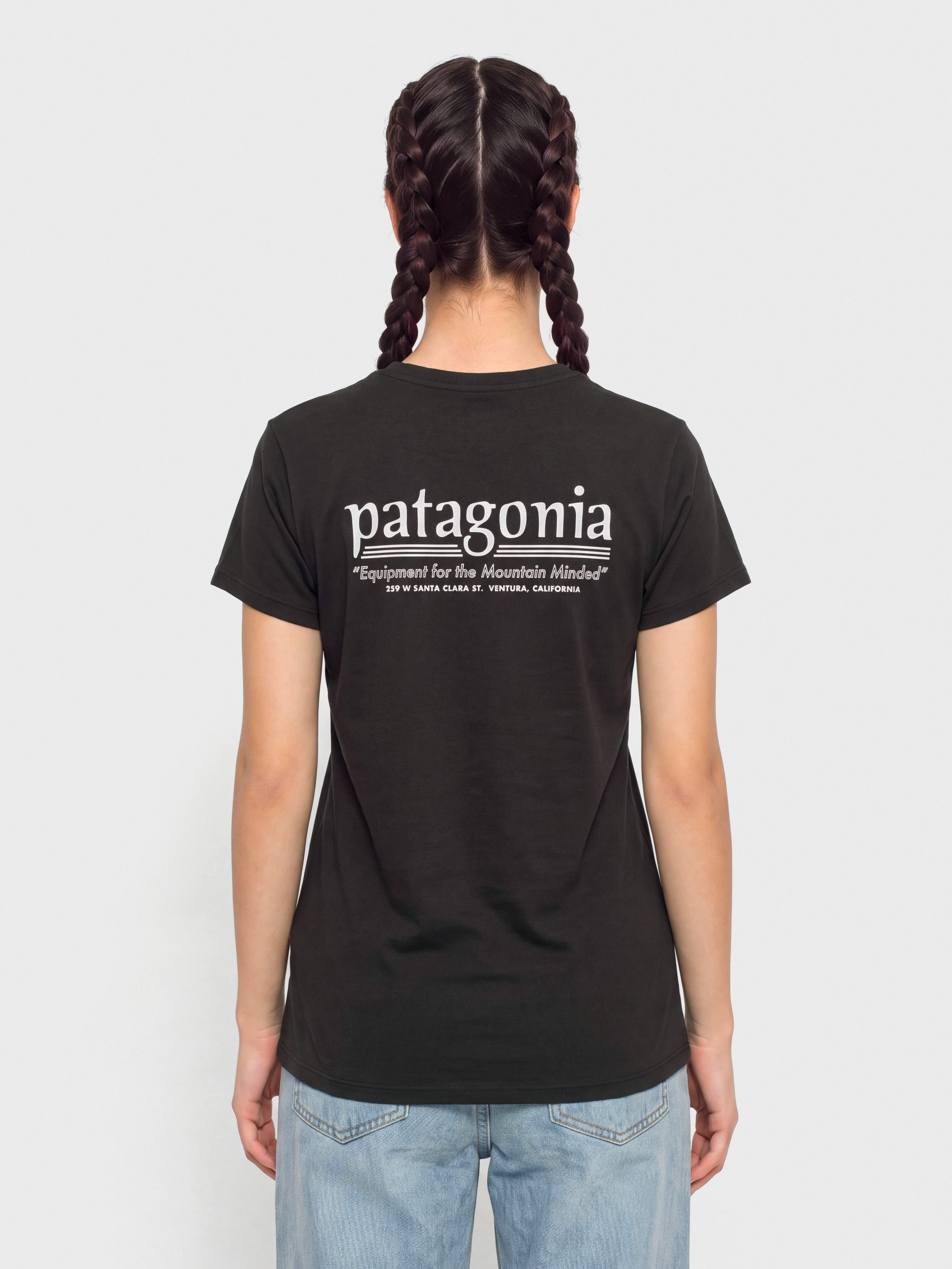 T-shirt Patagonia Cap Cool Daily Hut Tripper Wmn (black)