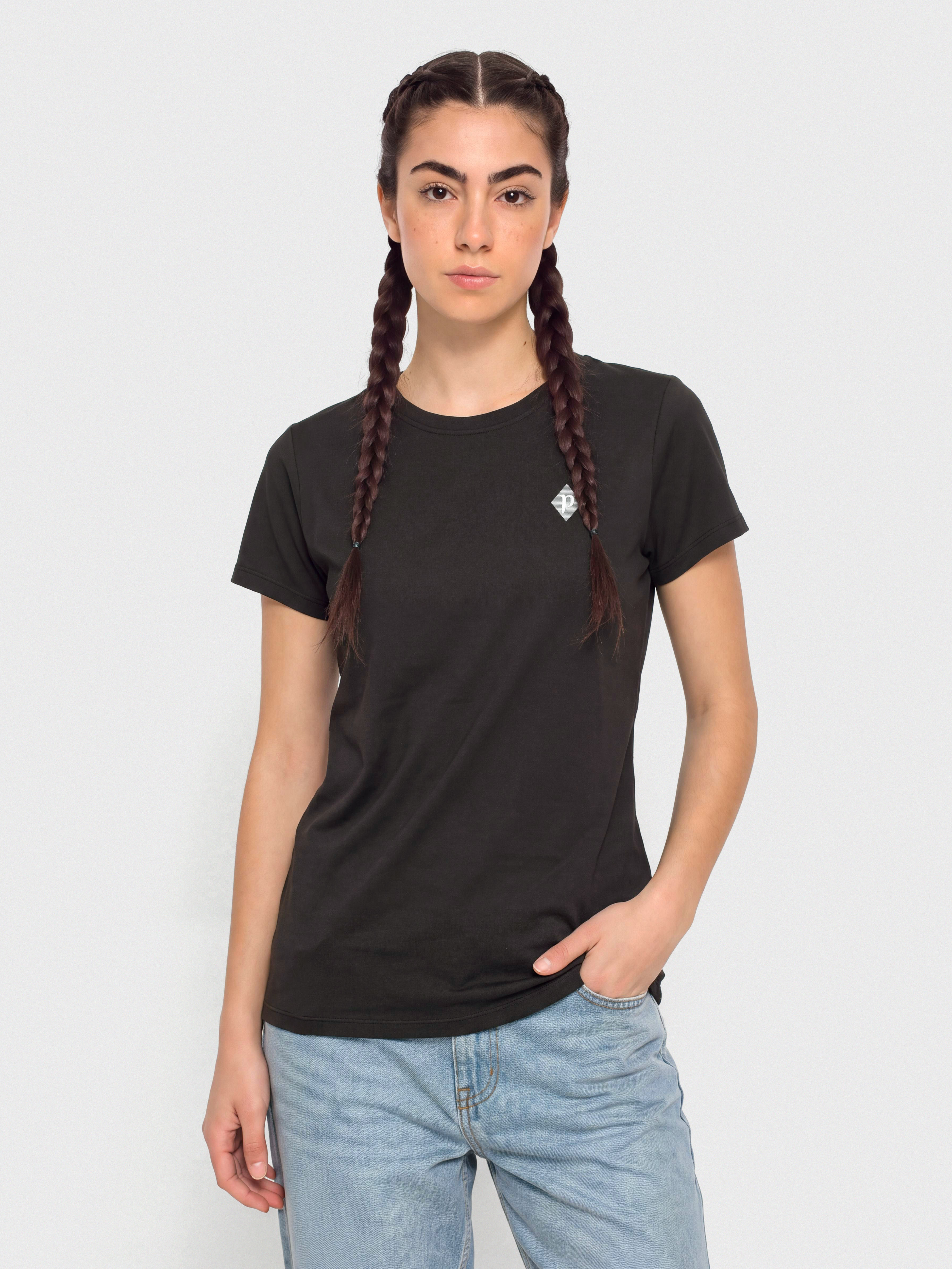 T-shirt Patagonia Cap Cool Daily Hut Tripper Wmn (black)