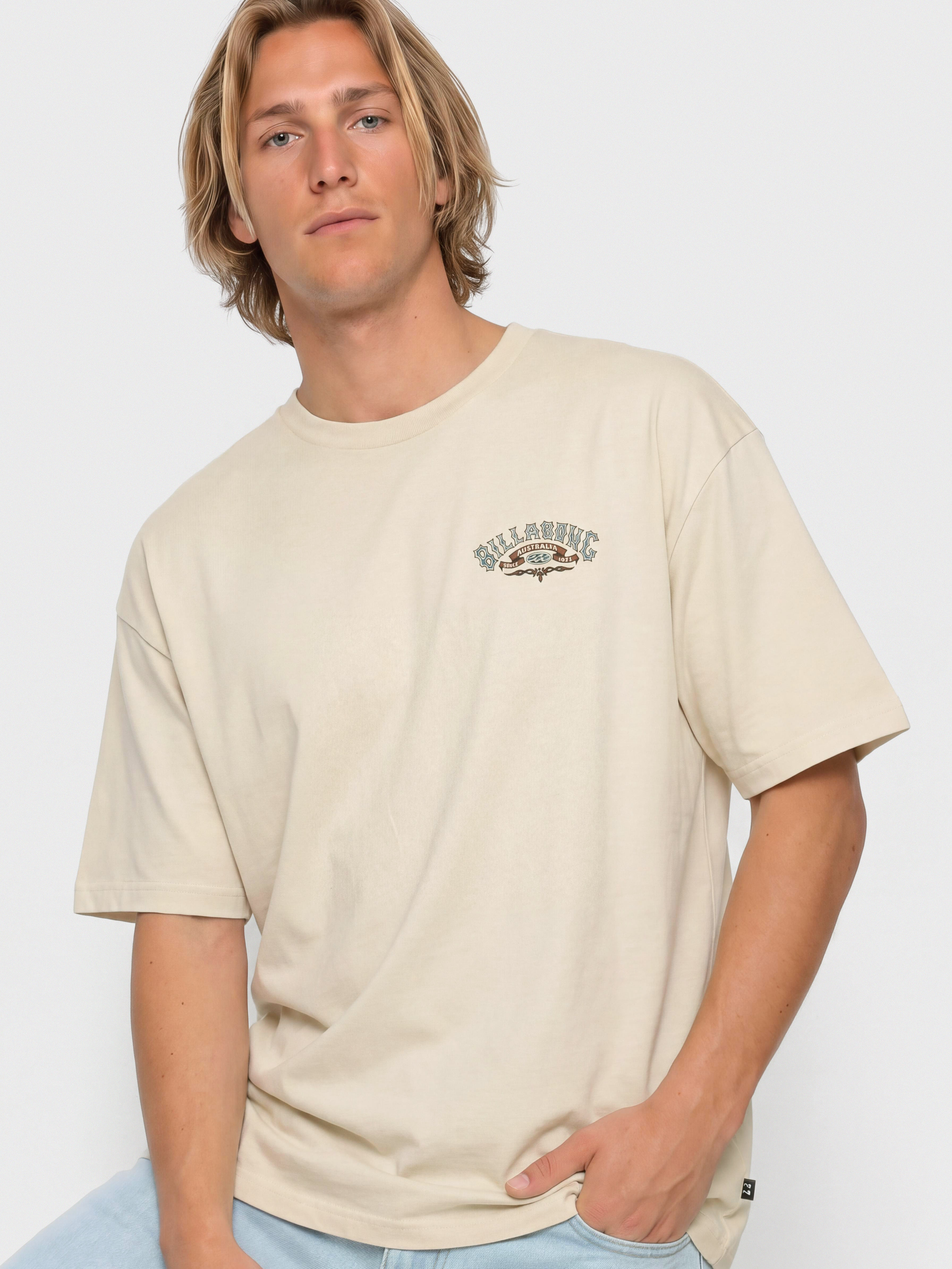 T-shirt Billabong Heritage Og (oatmeal)