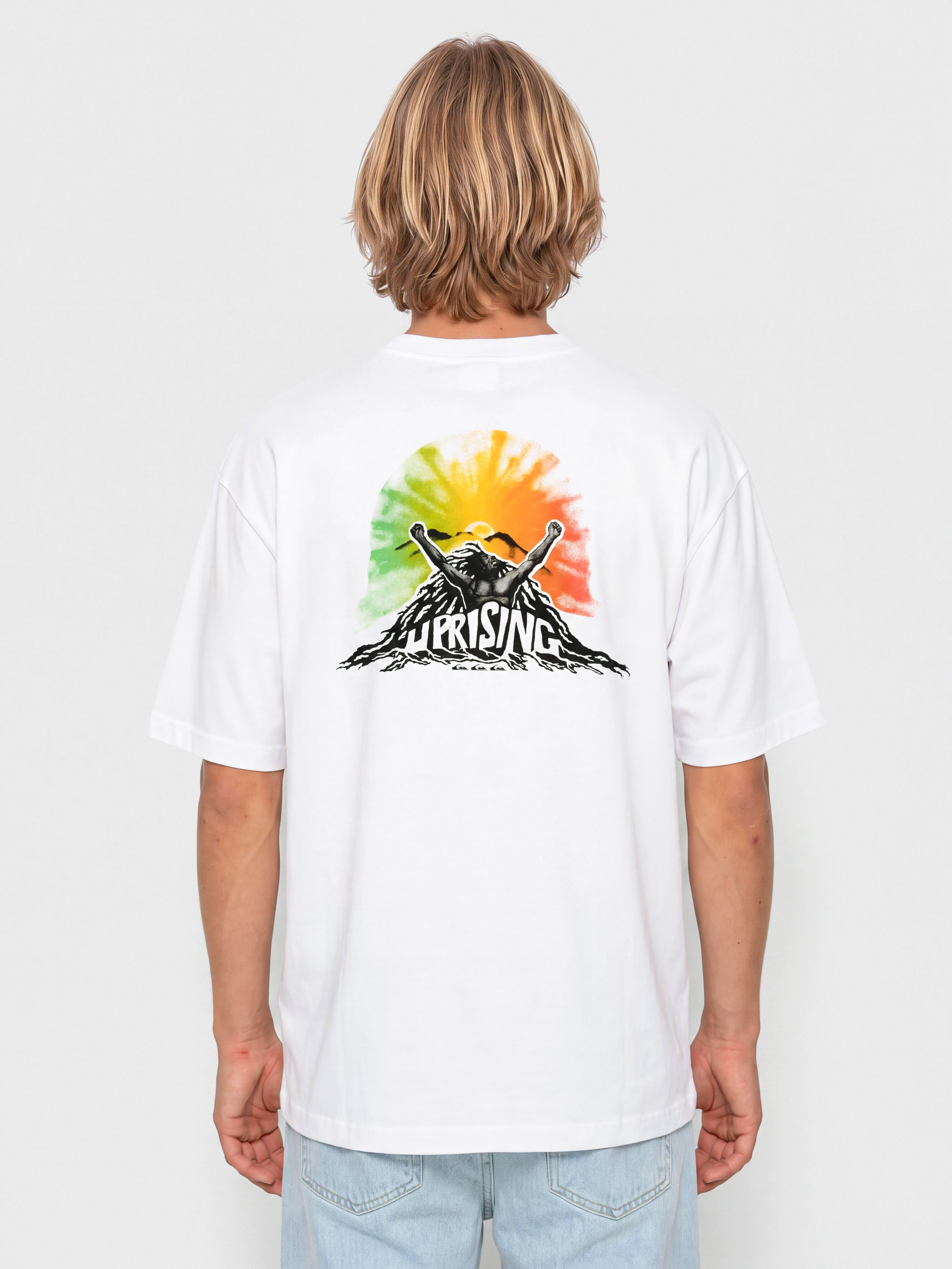 T-shirt Quiksilver X Bob Uprising (snow white)