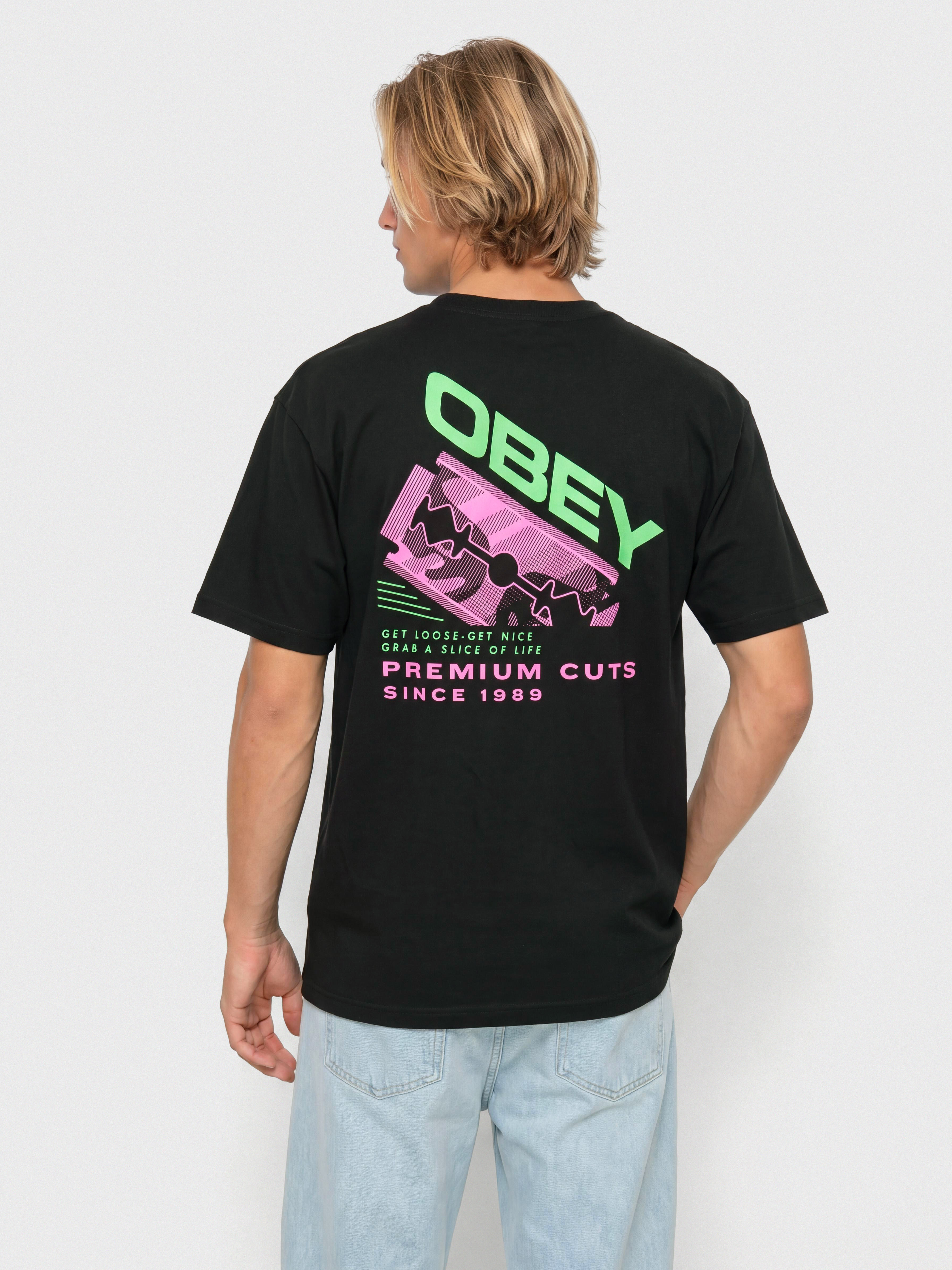 T-shirt OBEY Razor (black)