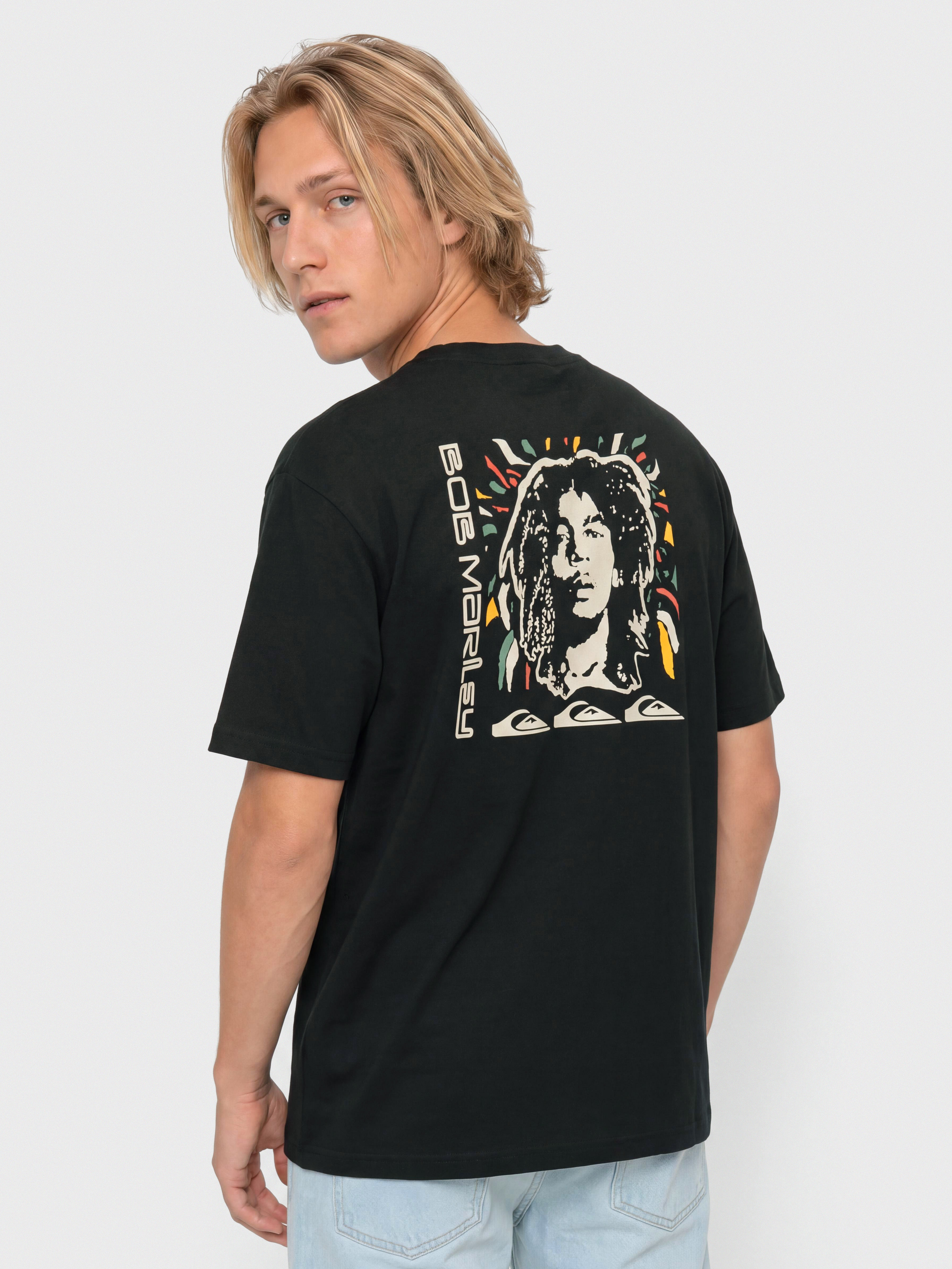 T-shirt Quiksilver X Bob Warhead (black)