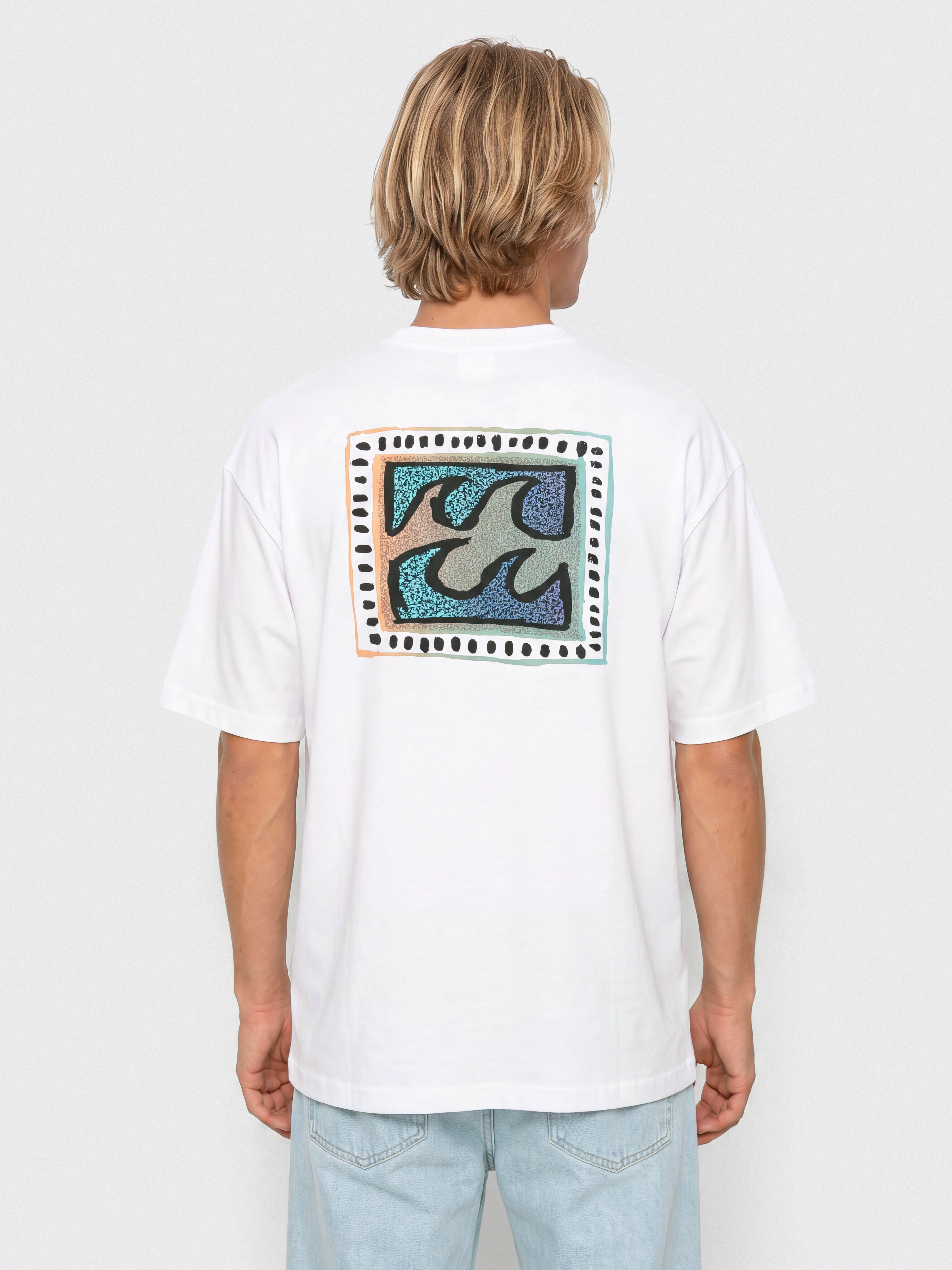 T-shirt Billabong Crayon Wave (white)