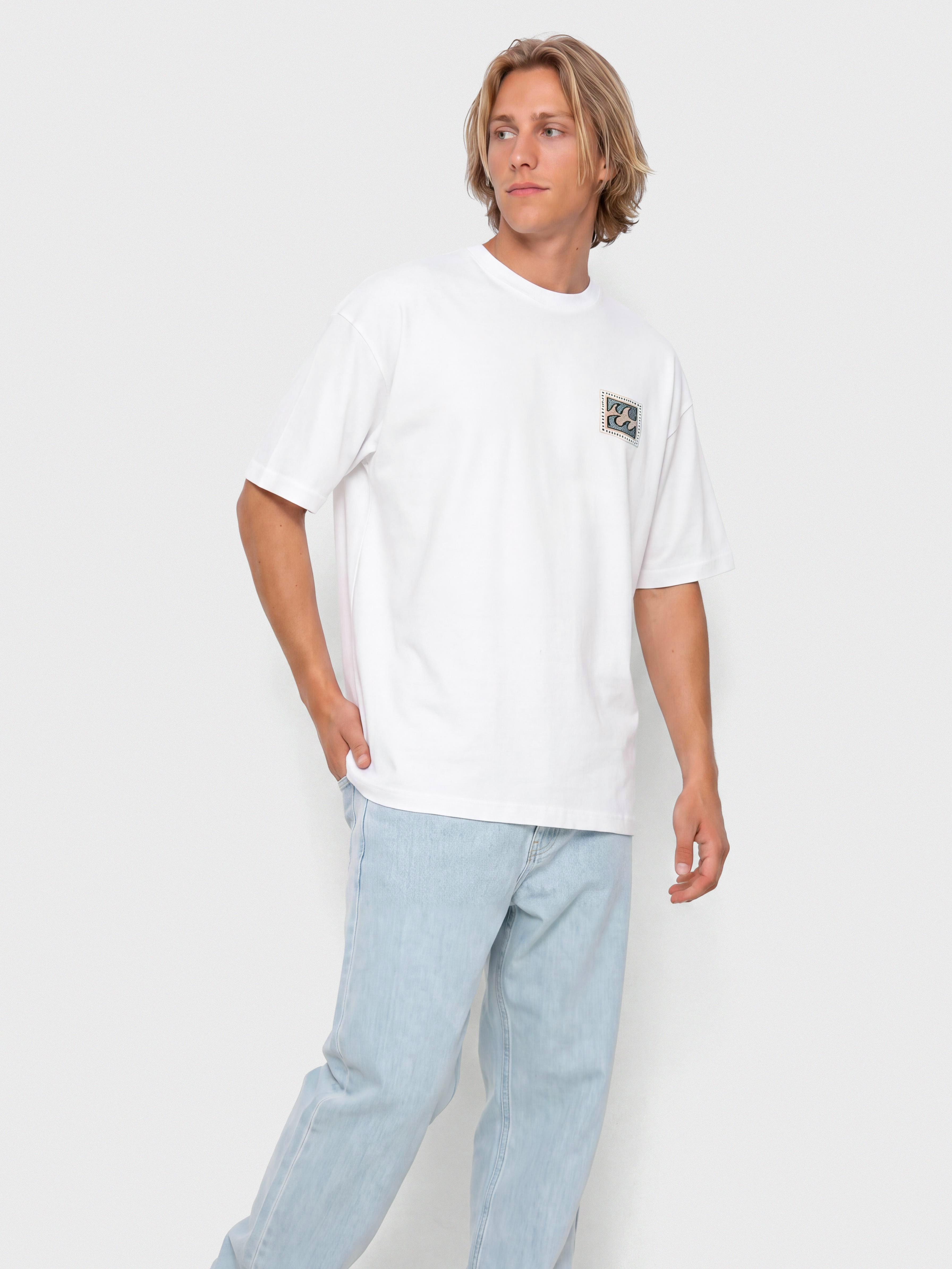 T-shirt Billabong Crayon Wave (white)
