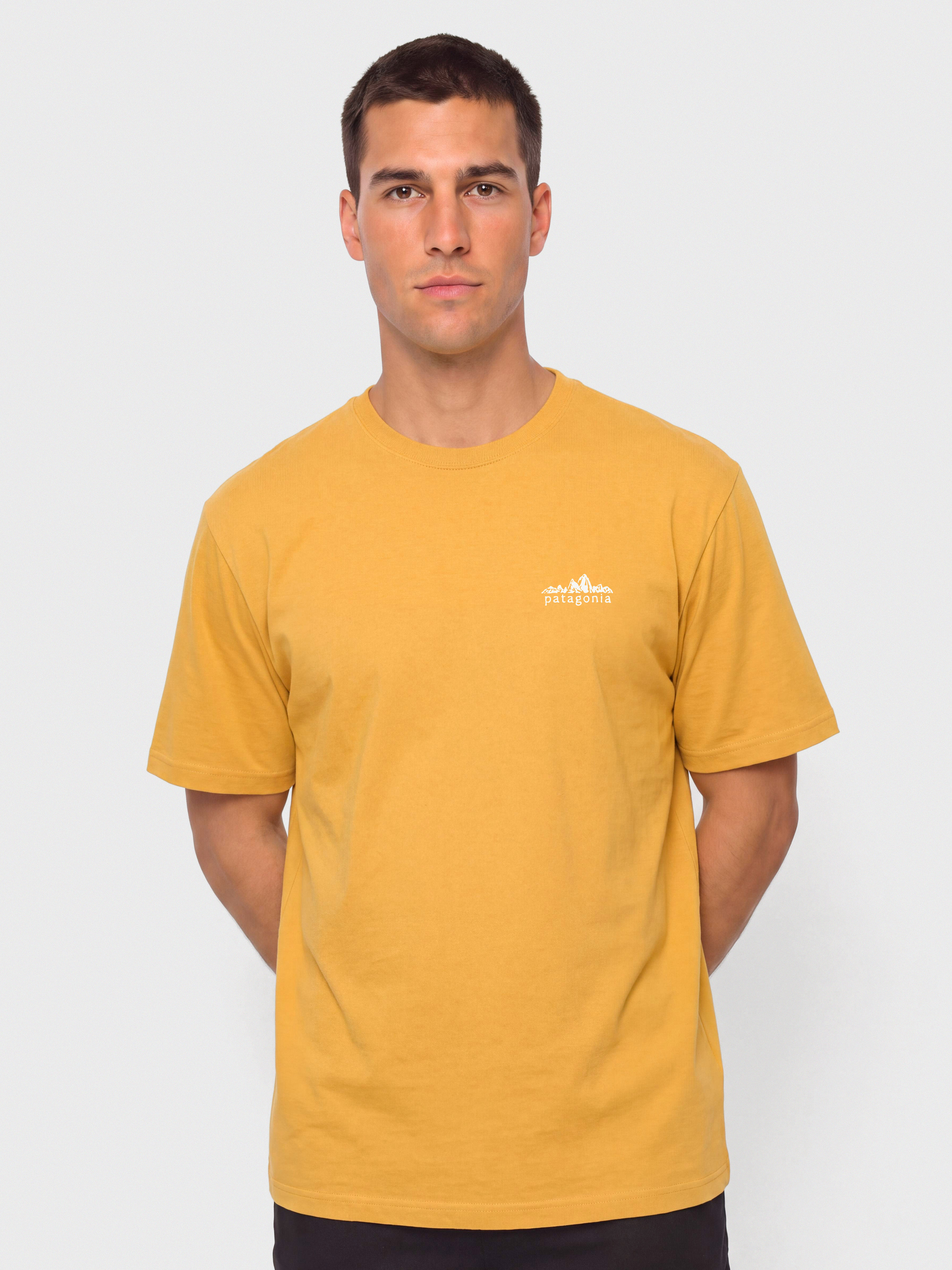 T-shirt Patagonia Fitz Roy Foothills (dried mango)