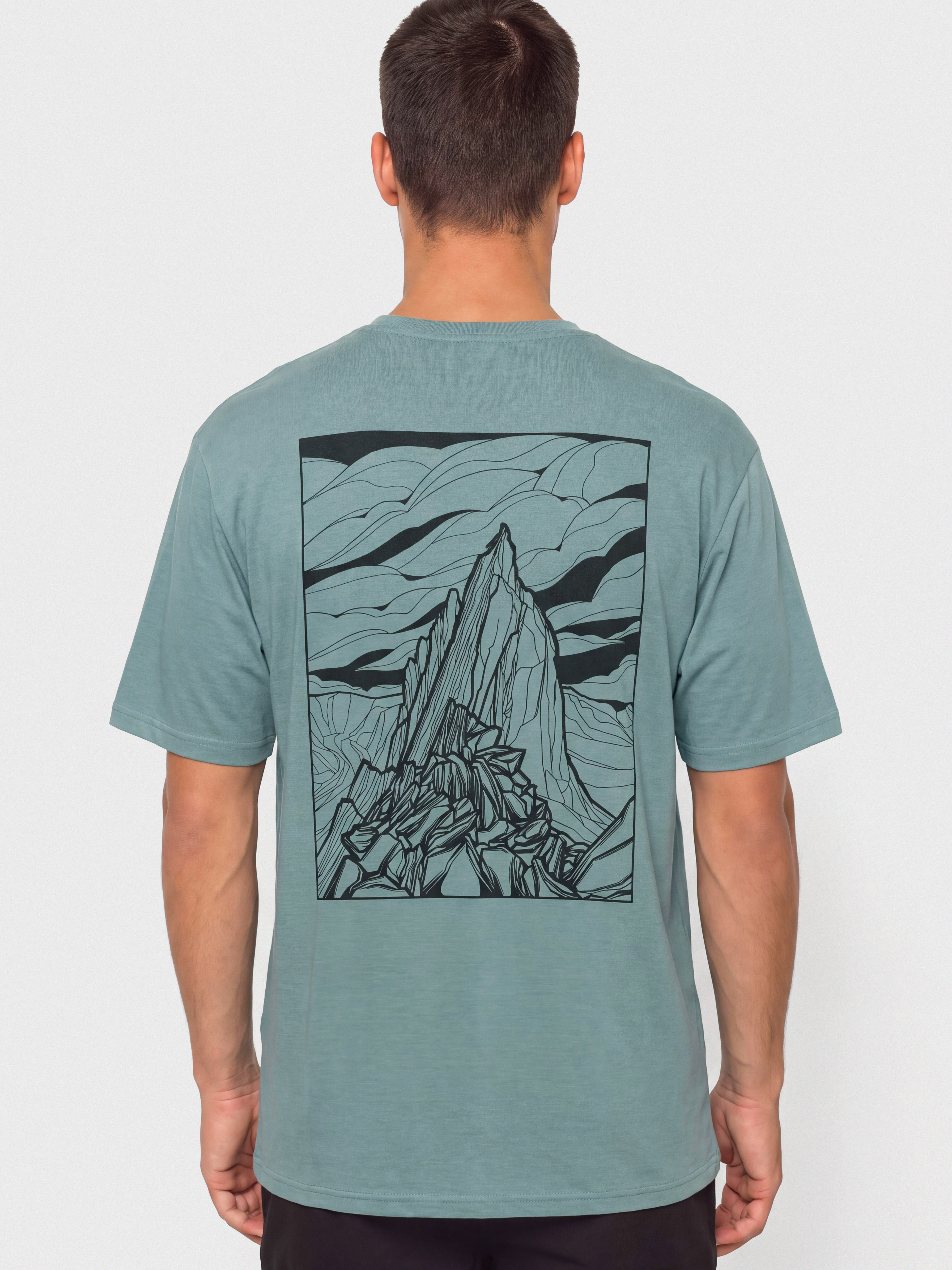 T-shirt Patagonia Cap Cool Daily Cloud Crag (blue sage light blue sage x dye)