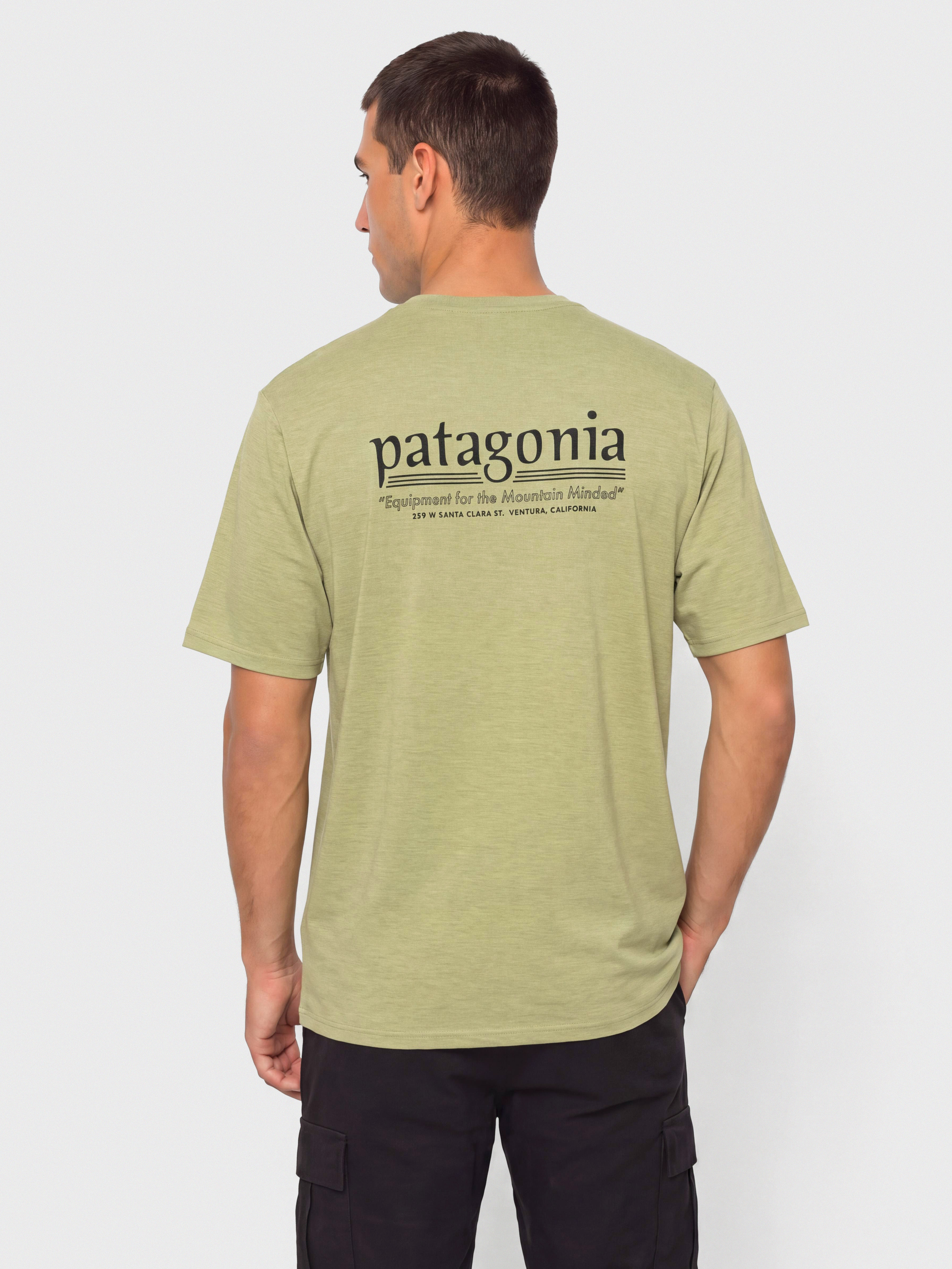 T-shirt Patagonia Cap Cool Daily Hut Tripper (gumtree green light gumtree green x dye)