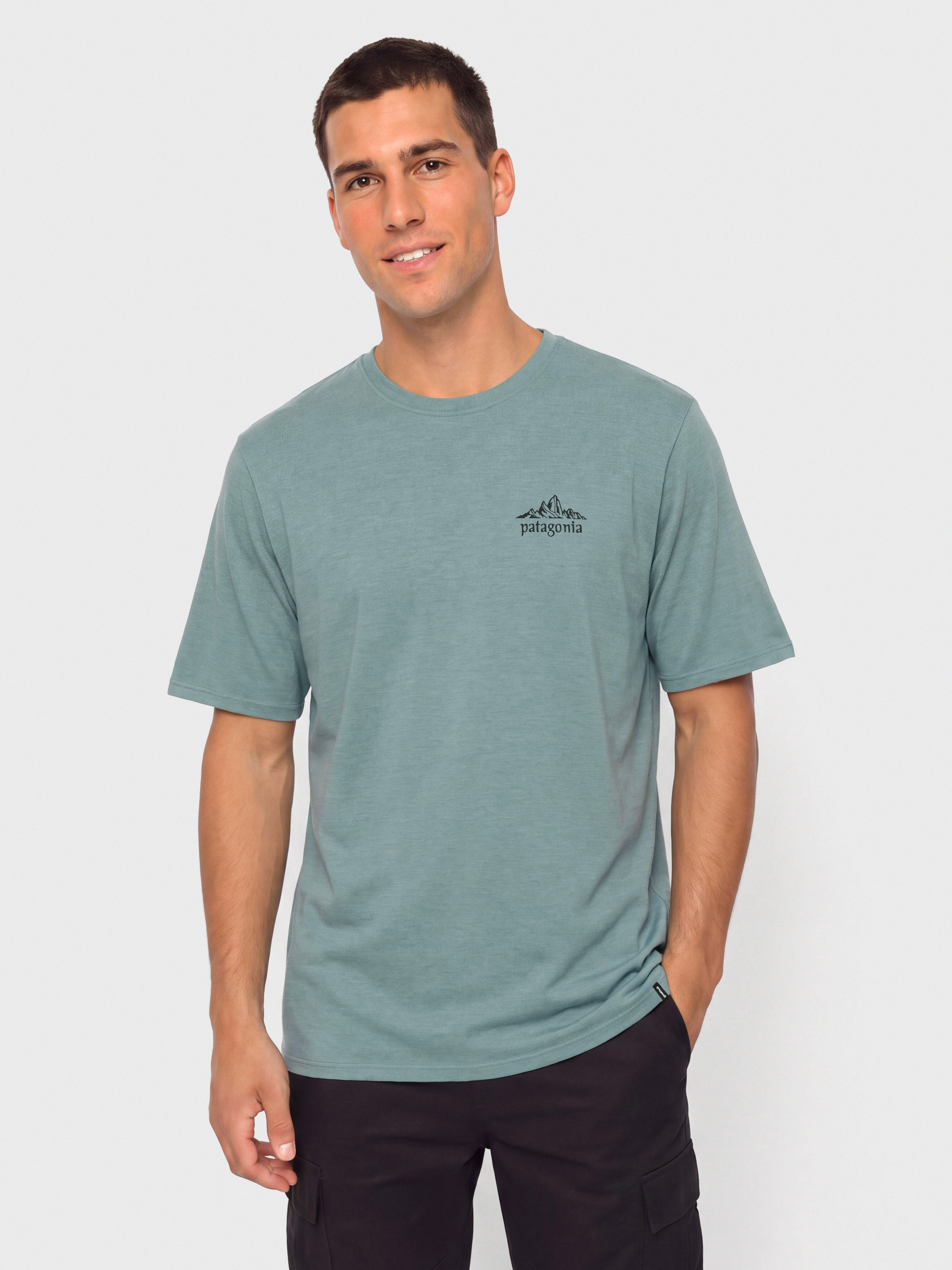 T-shirt Patagonia Cap Cool Daily Cloud Crag (blue sage light blue sage x dye)