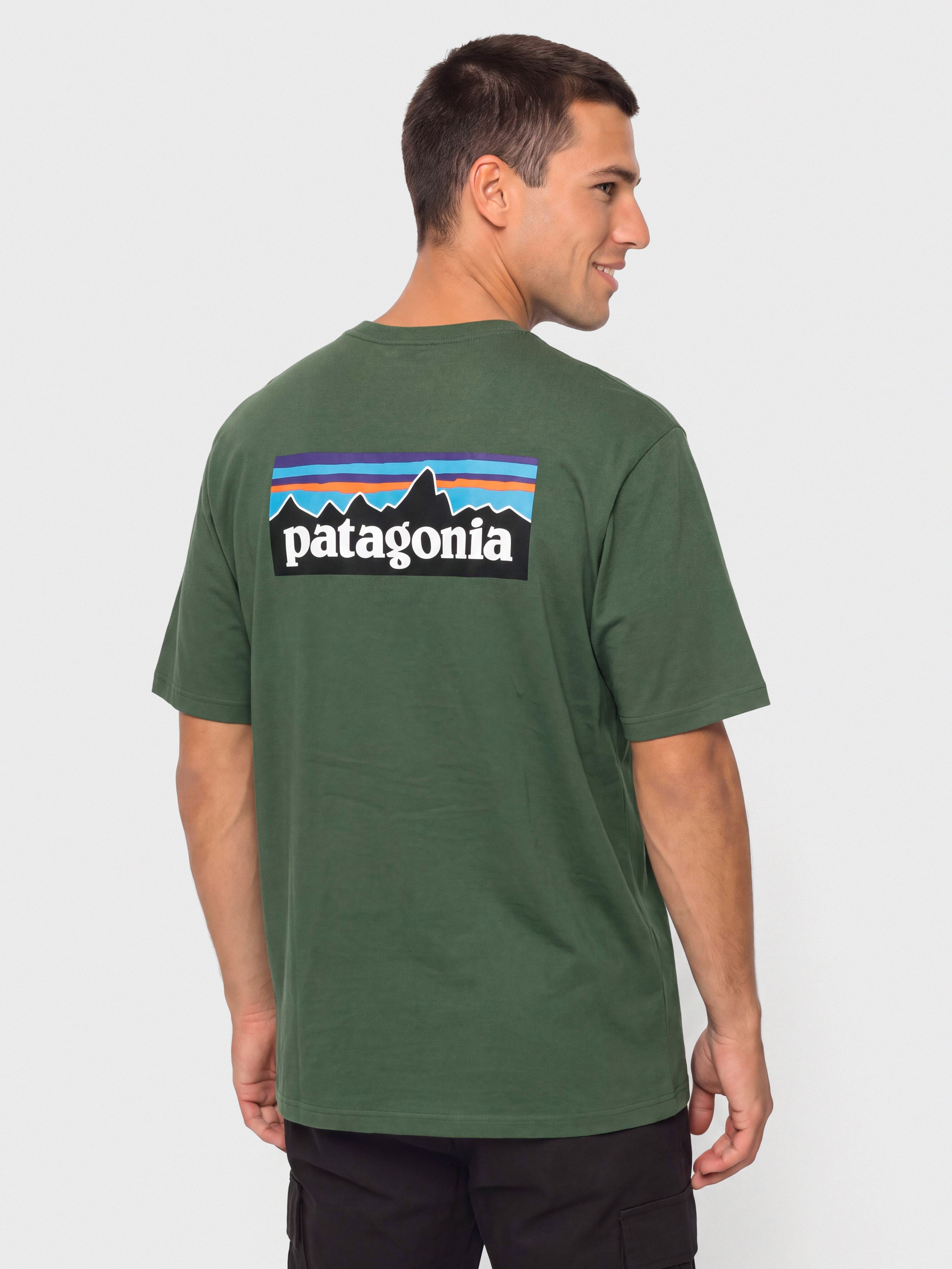T-shirt Patagonia P 6 Logo (canopy green)