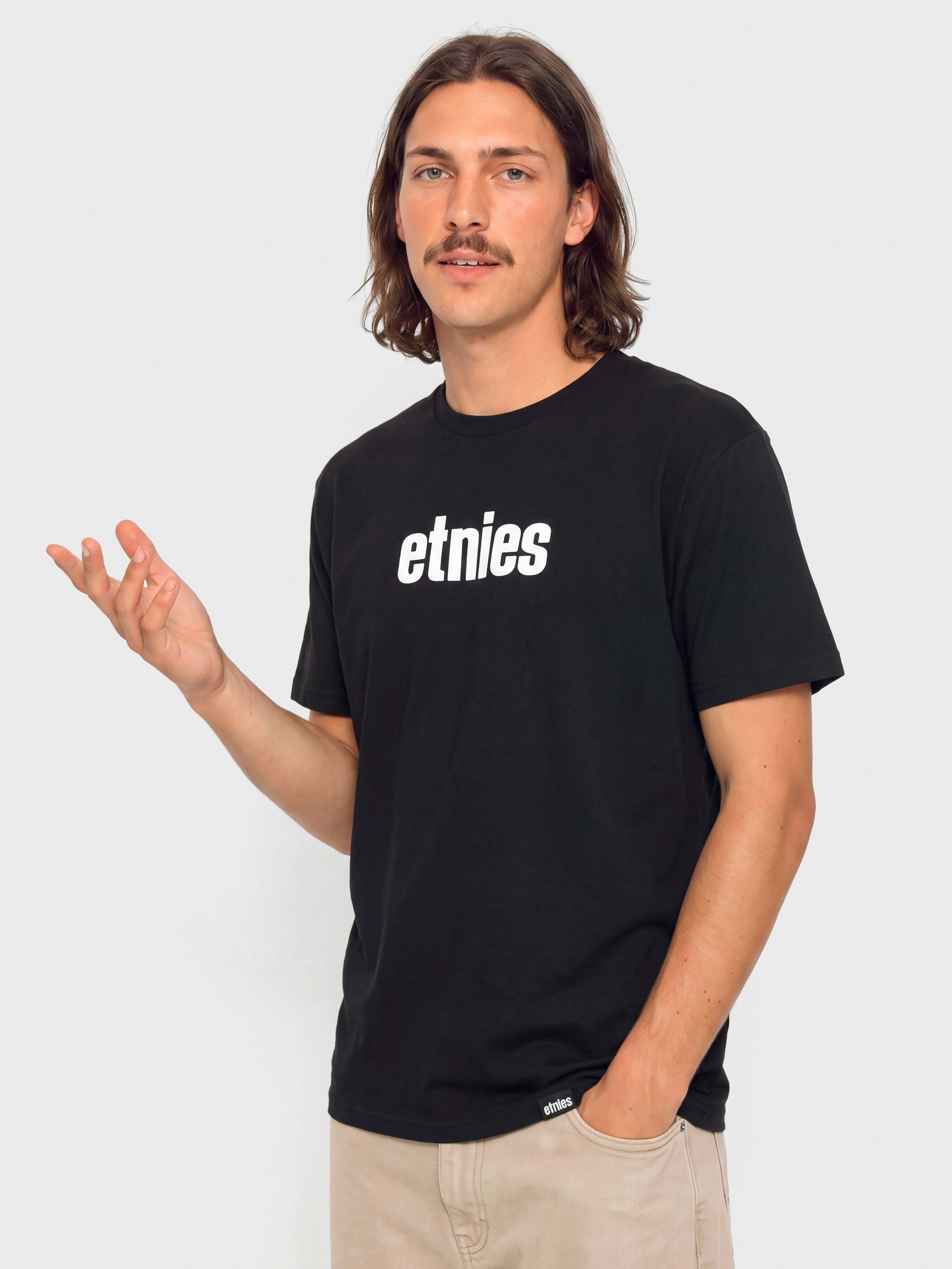 T-shirt Etnies Wordmark (black/white)