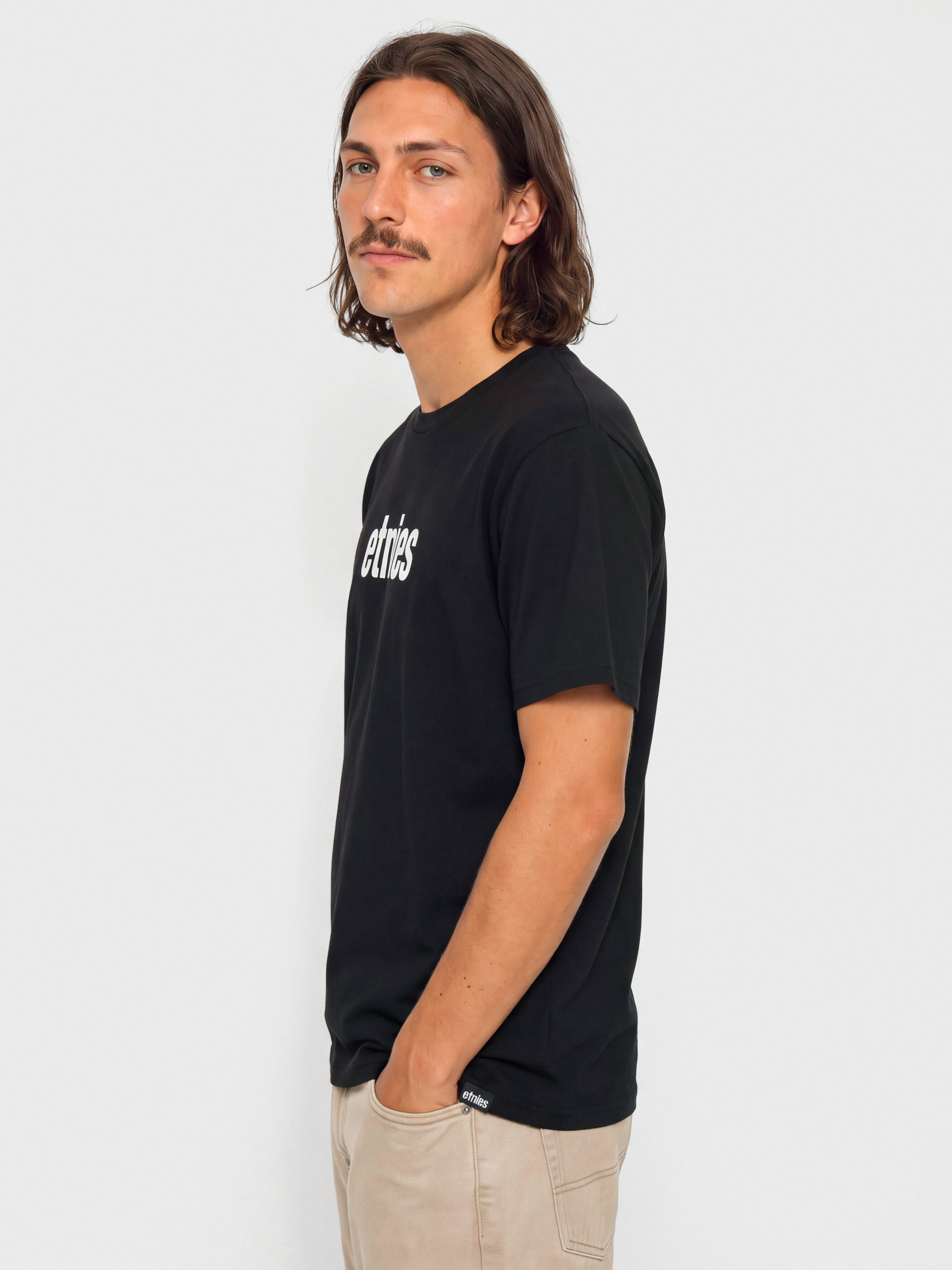 T-shirt Etnies Wordmark (black/white)