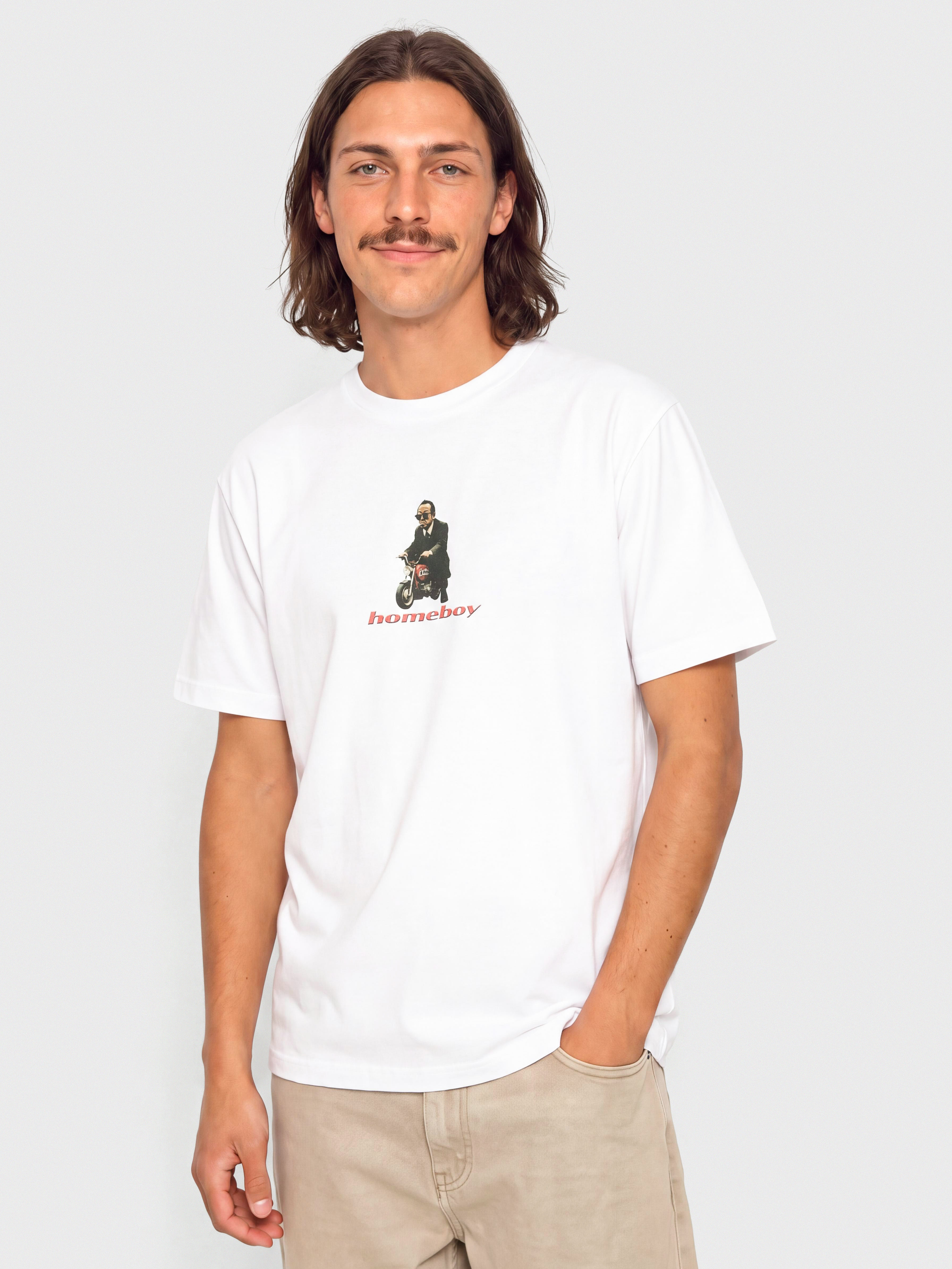 T-shirt Homeboy Moped (white)