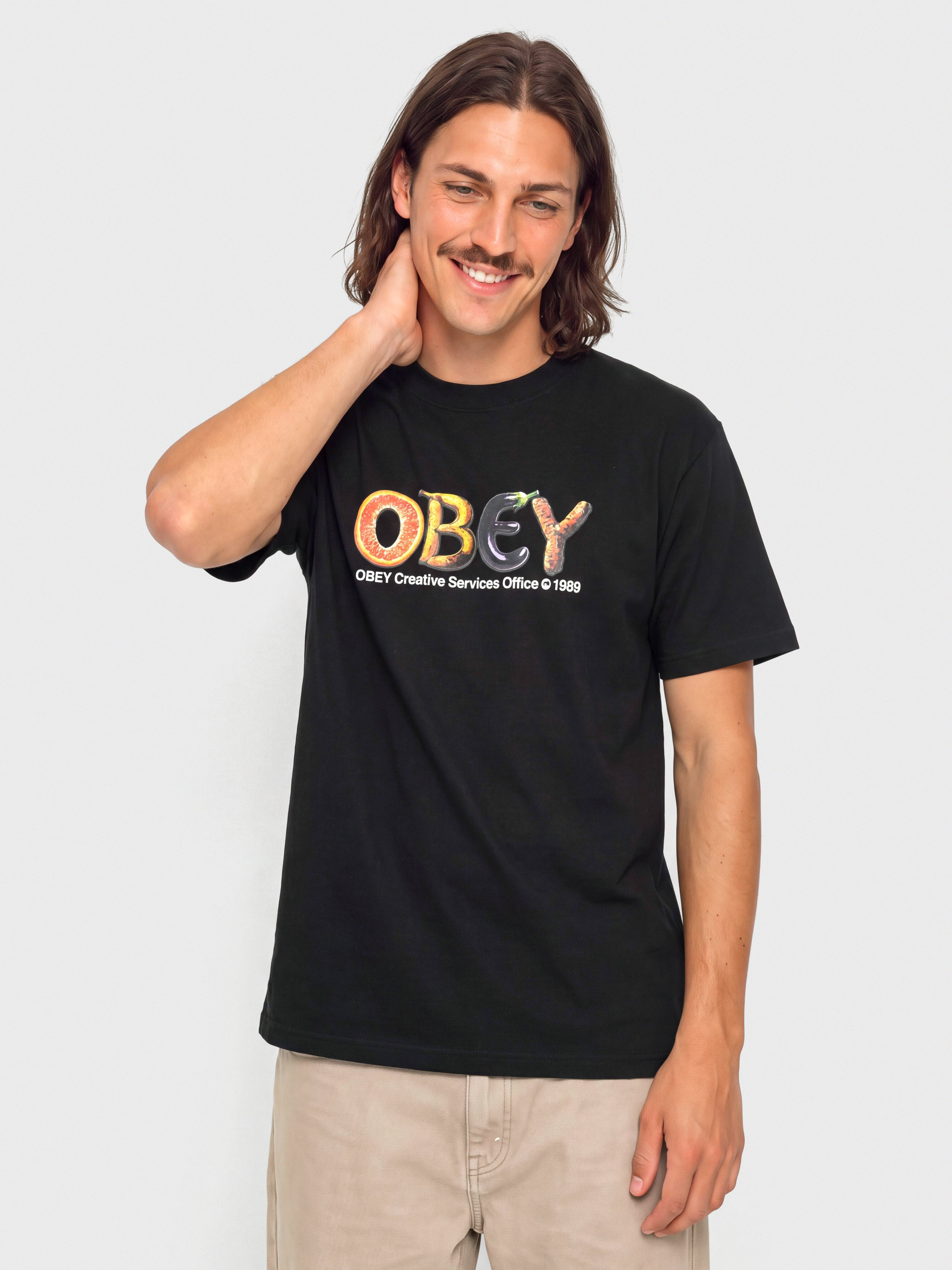 T-shirt OBEY Creative Services Office (black)