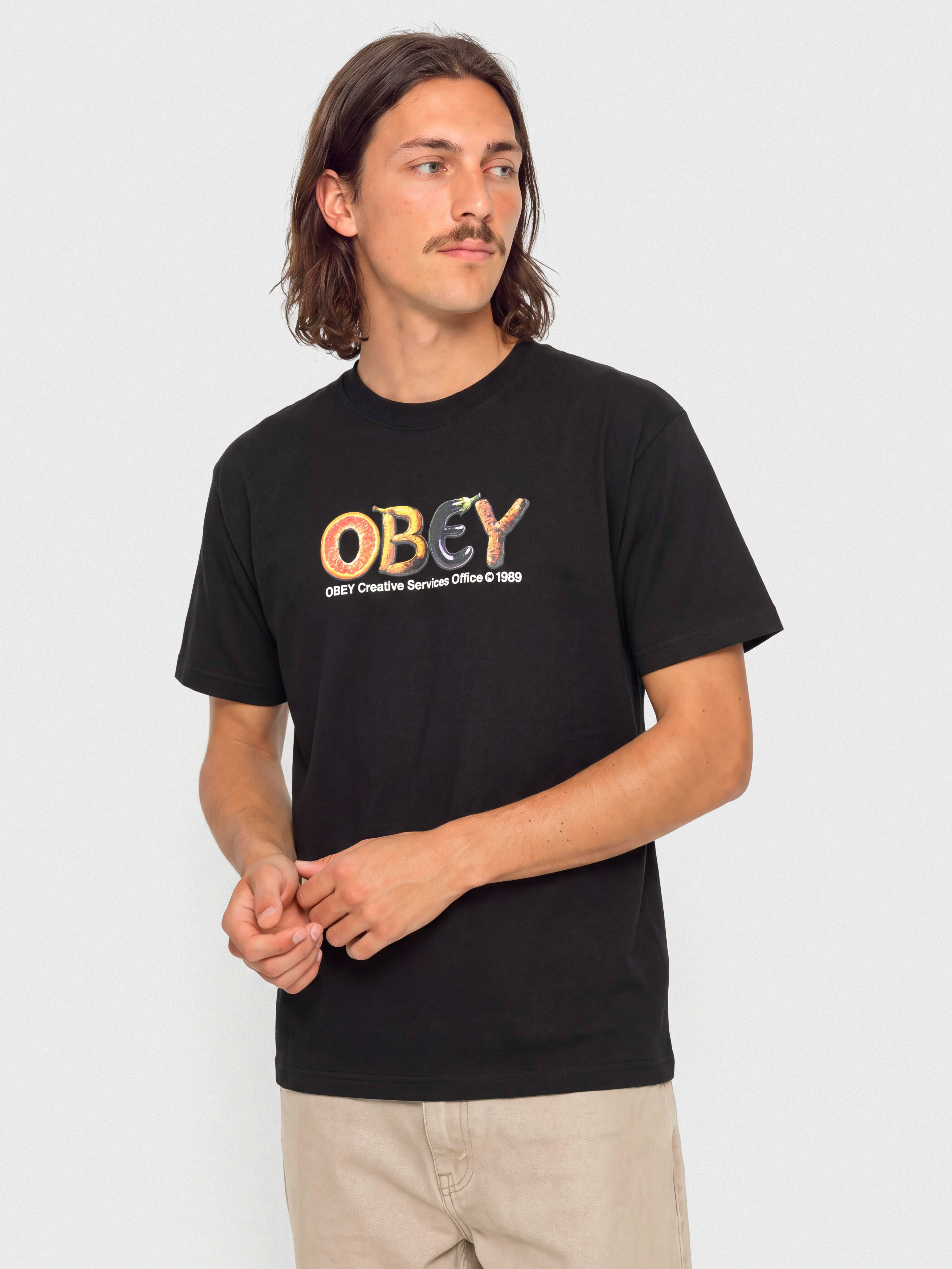 T-shirt OBEY Creative Services Office (black)