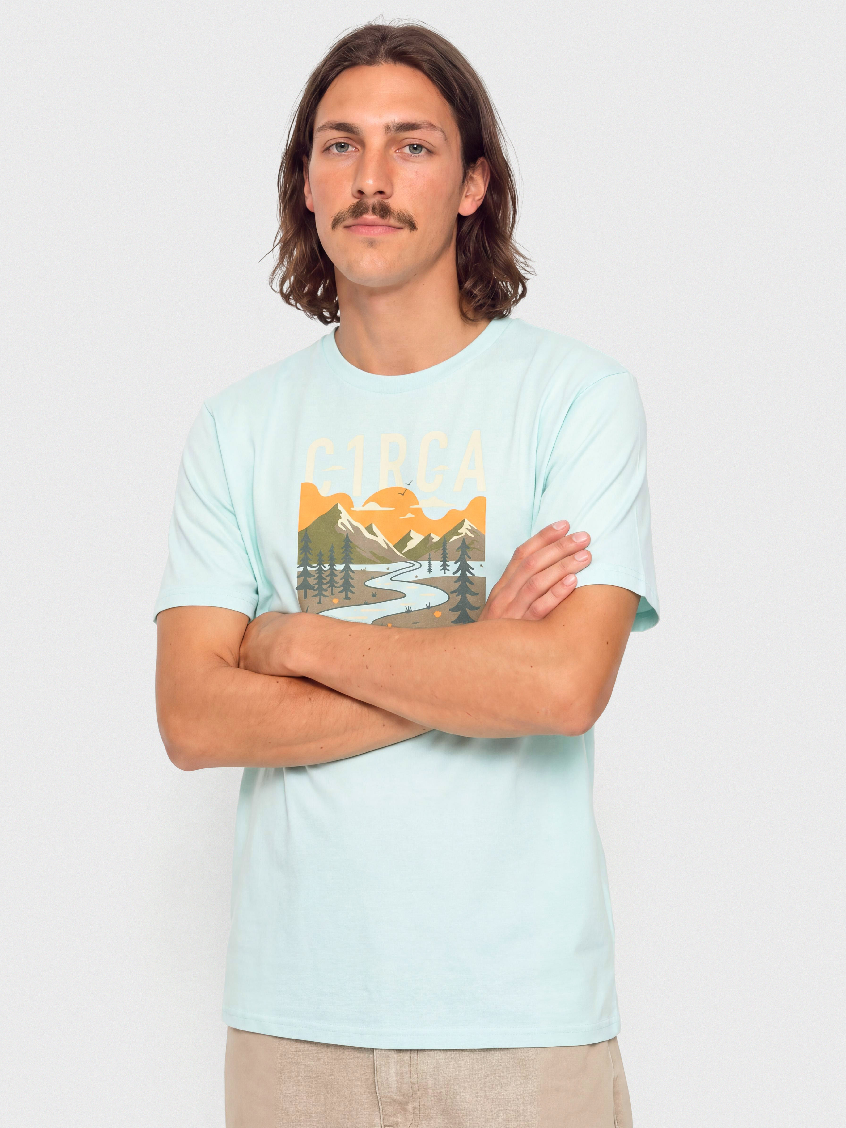 T-shirt Circa Natural Flow (carribean blue)