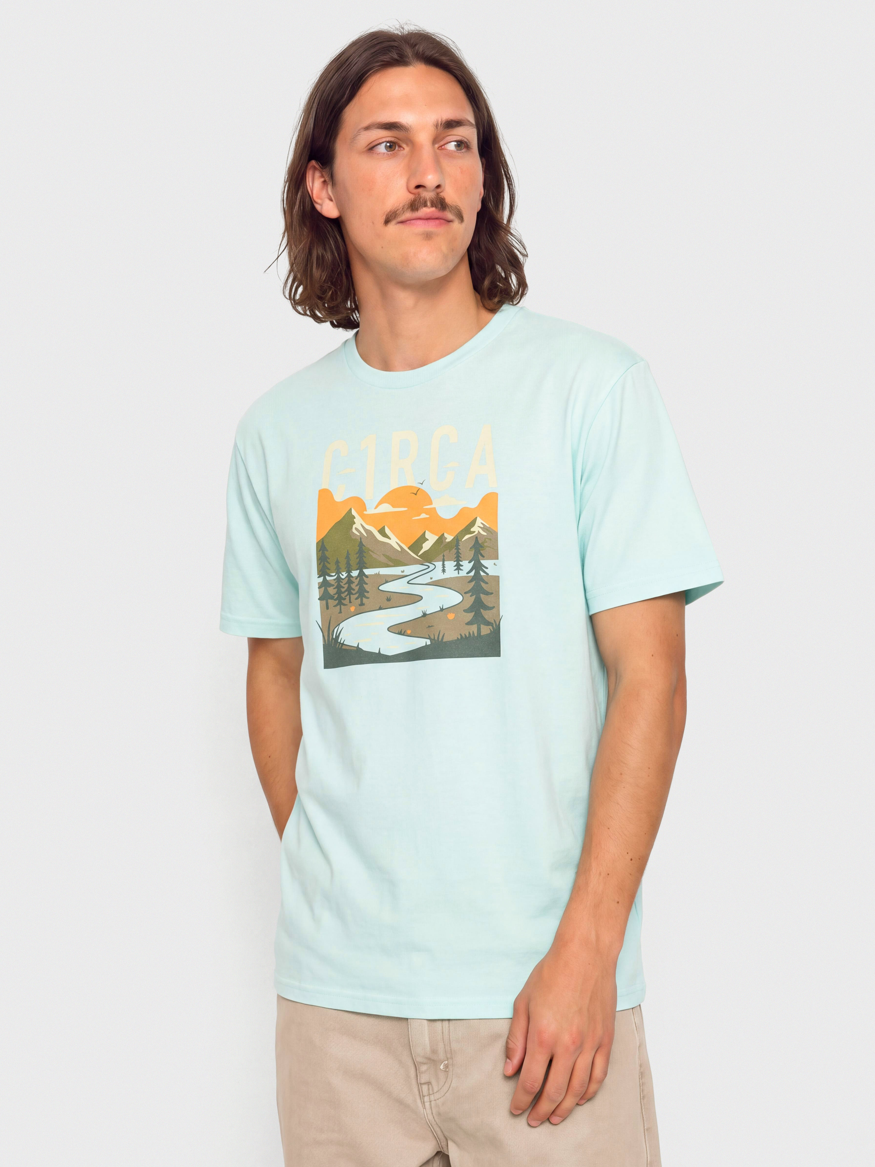 T-shirt Circa Natural Flow (carribean blue)