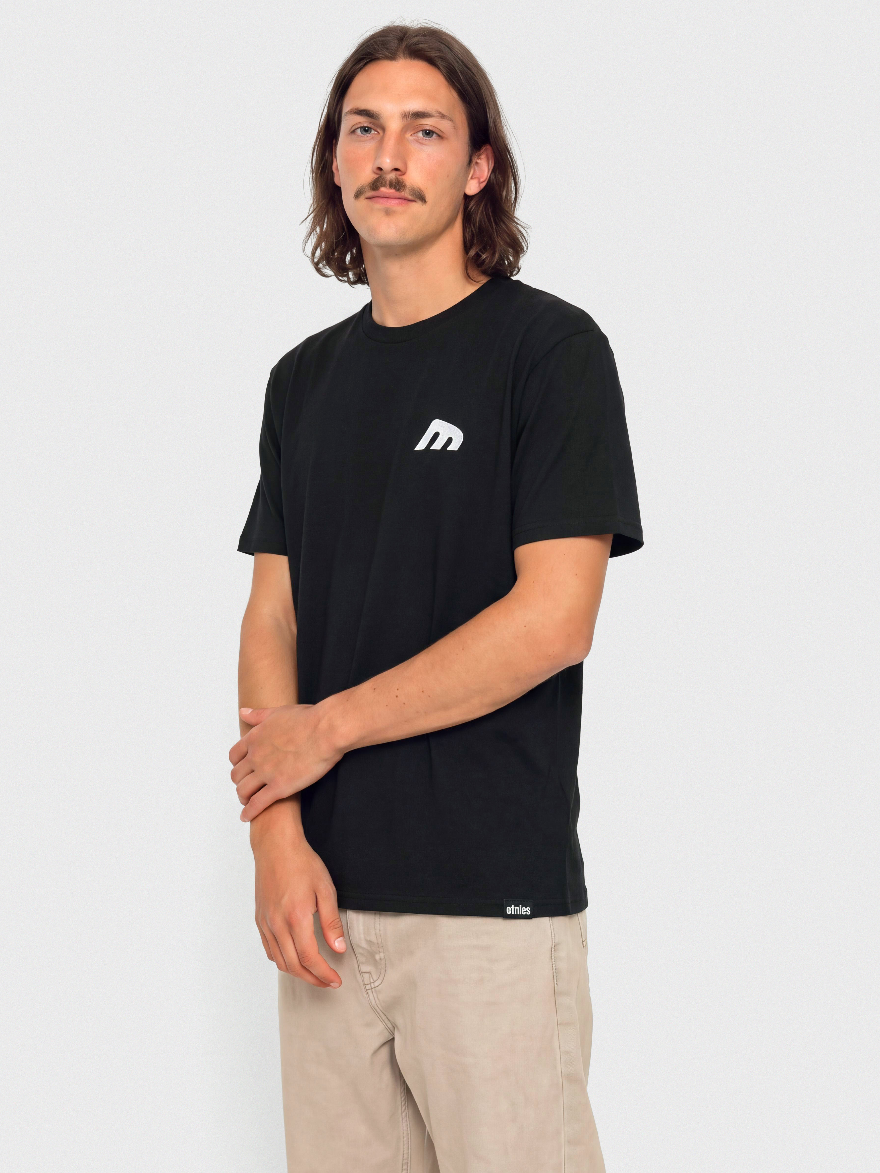 T-shirt Etnies Team Embroidery (black/white)