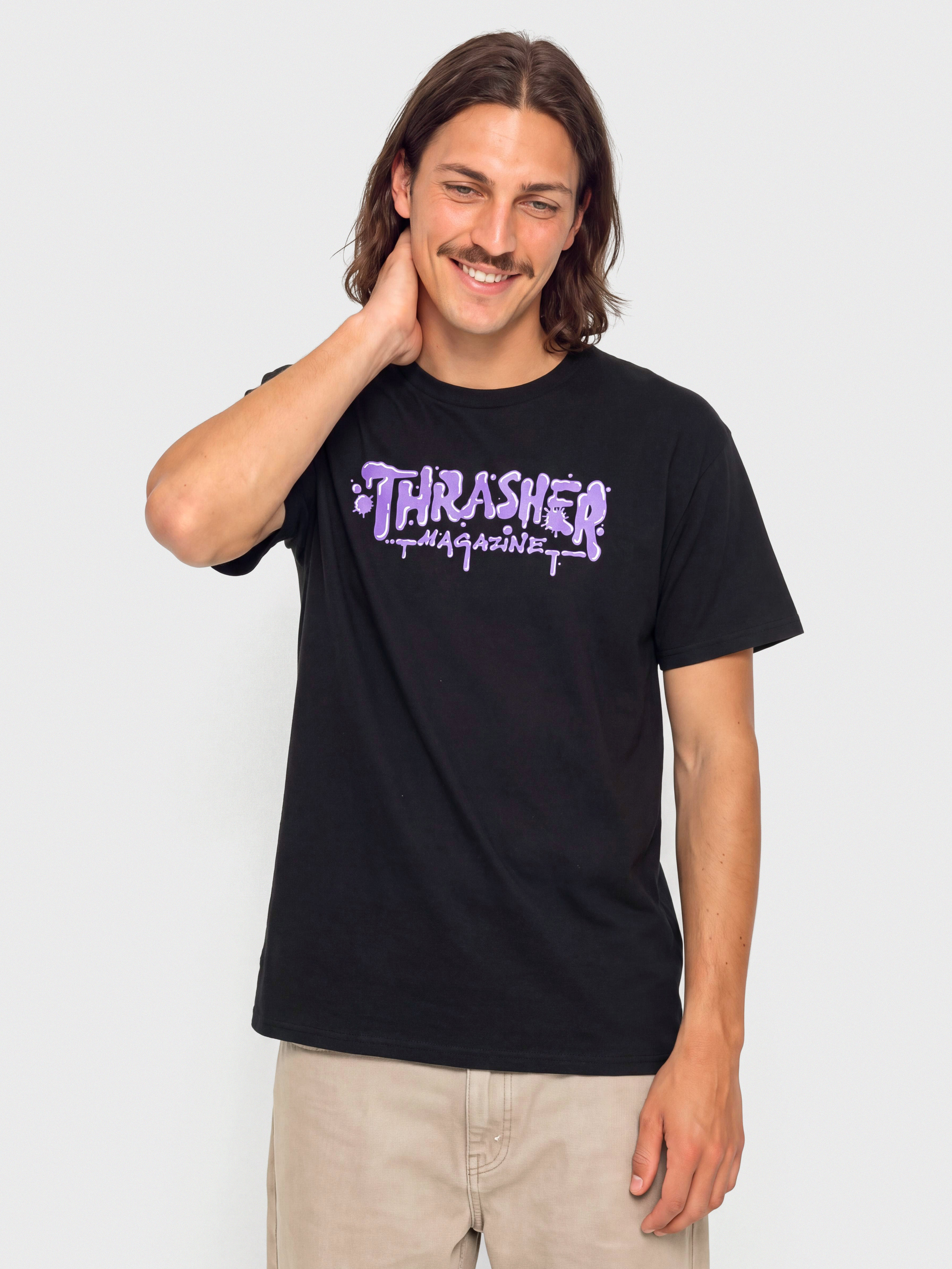T-shirt Thrasher Wet (paint black)