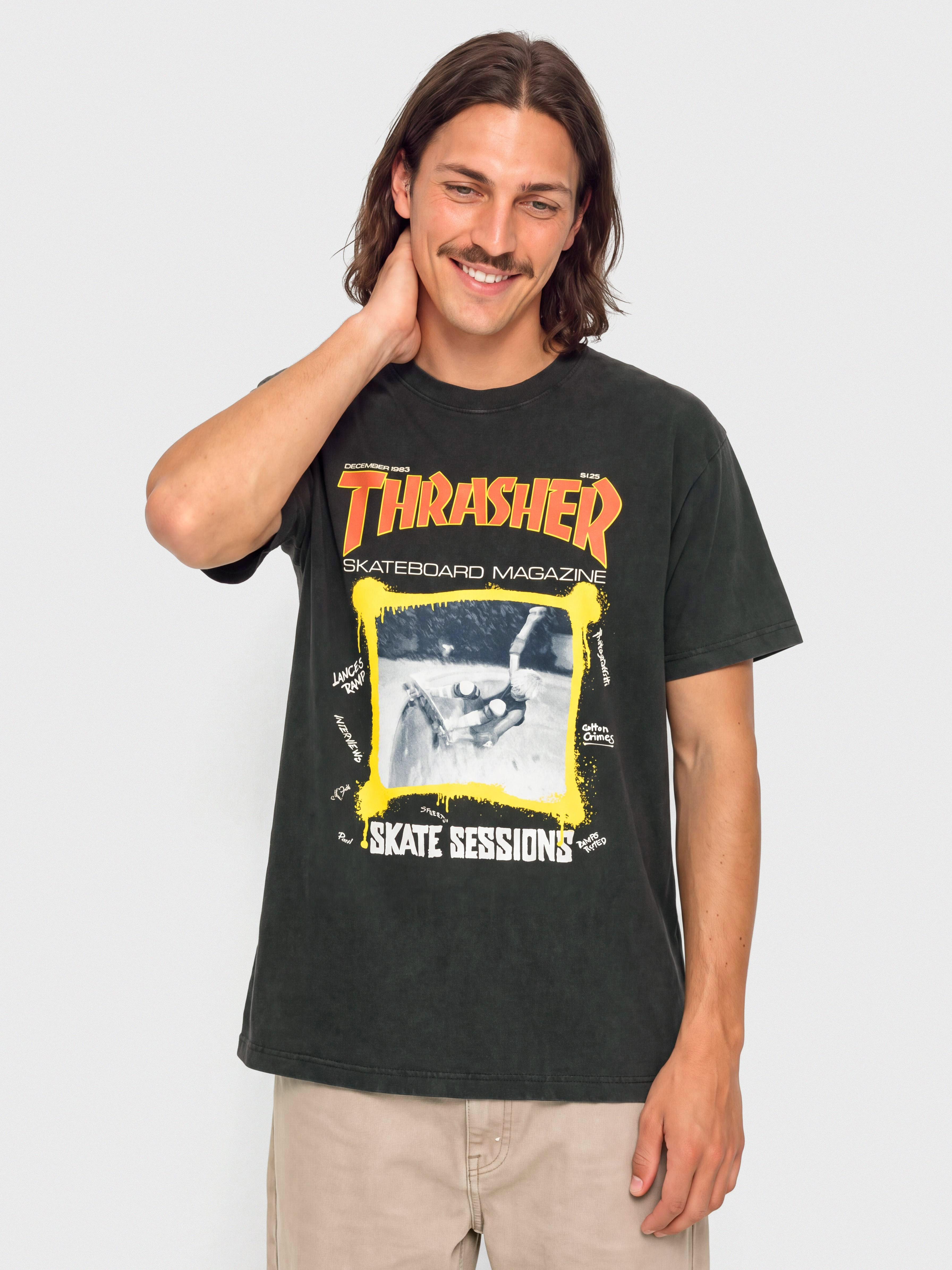 T-shirt Thrasher December 1983 (vintage black)