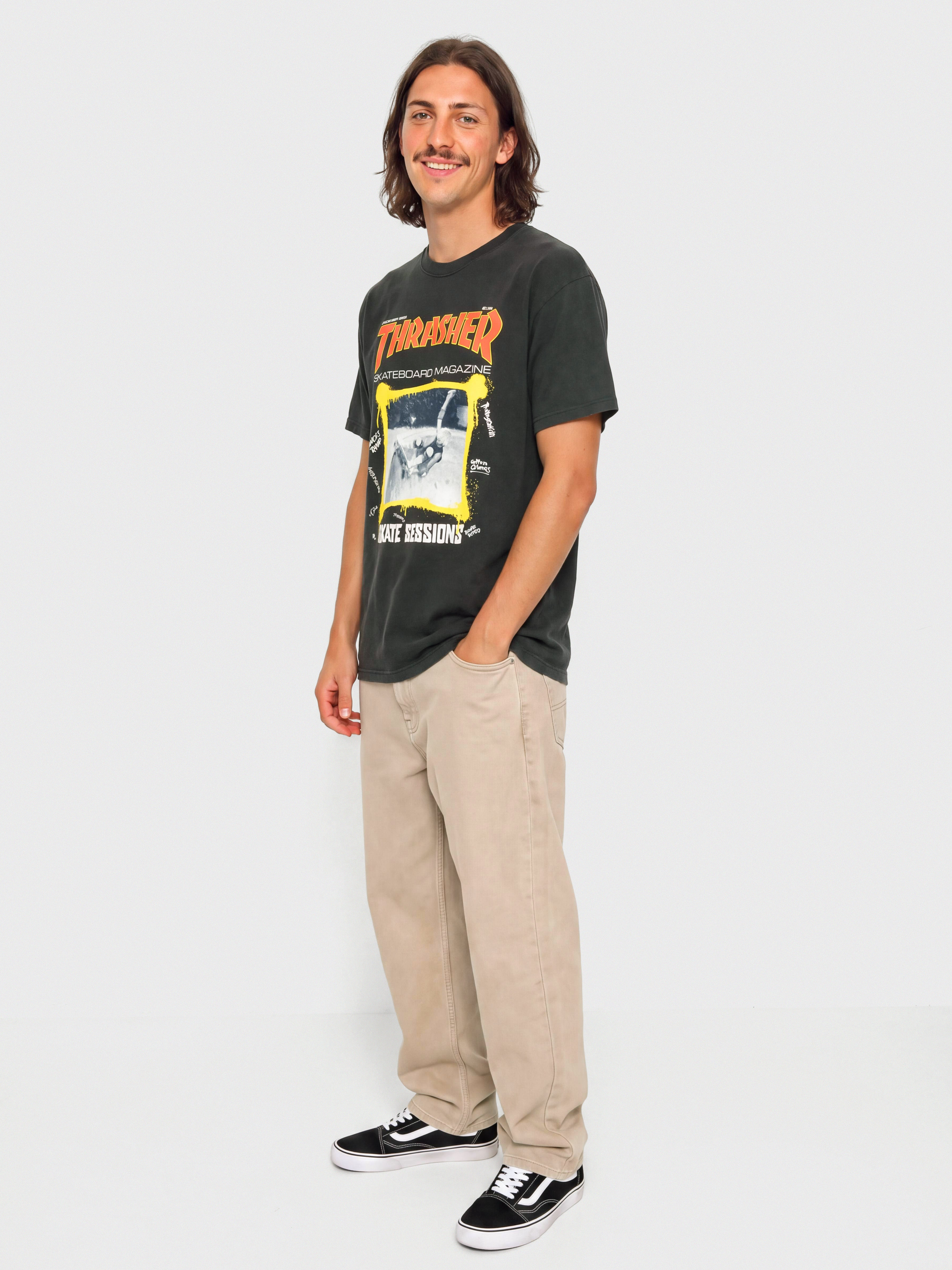 T-shirt Thrasher December 1983 (vintage black)