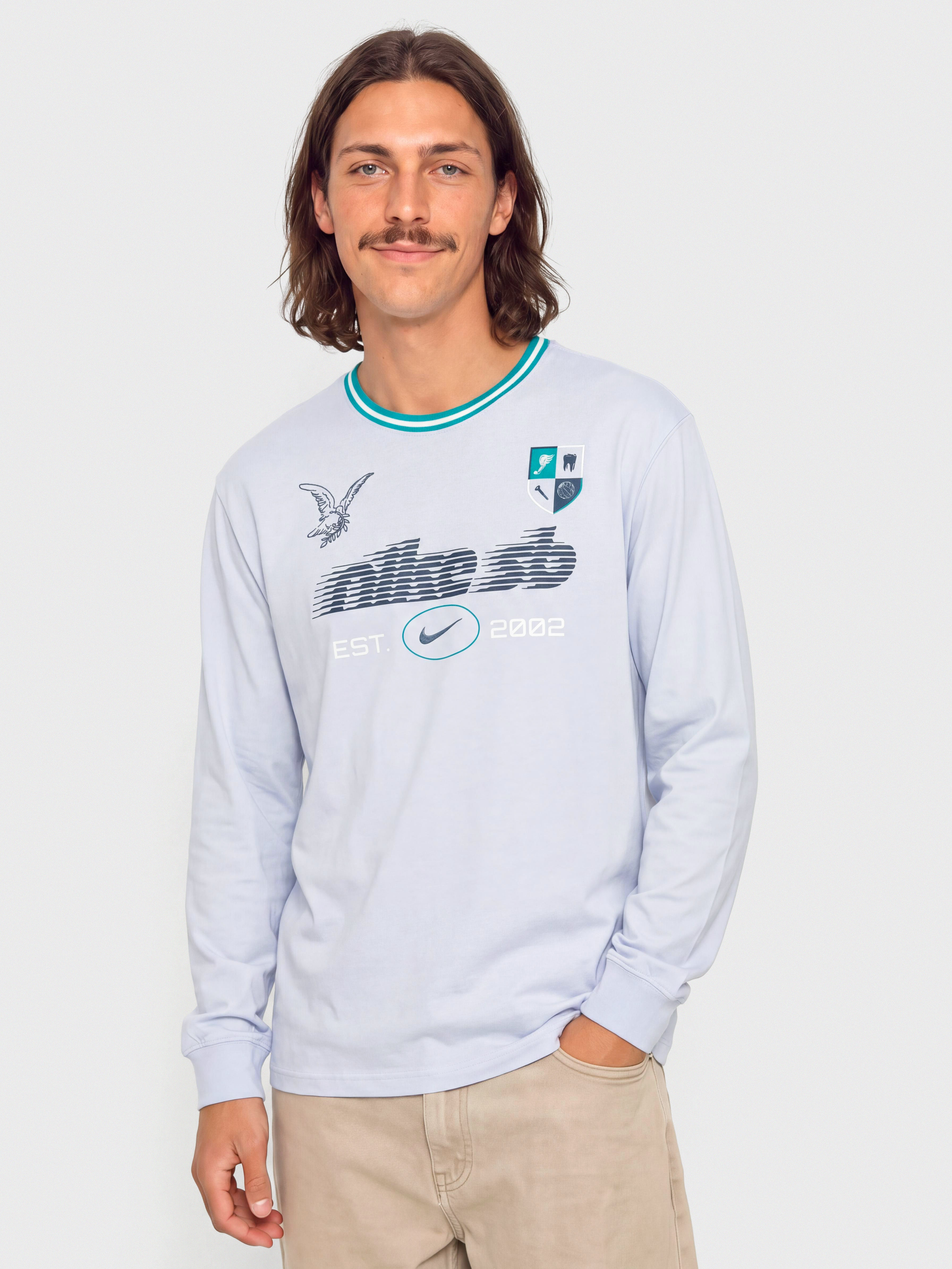 T-shirt Nike SB GFX Mesh Ftbl Jersey (palest purple)
