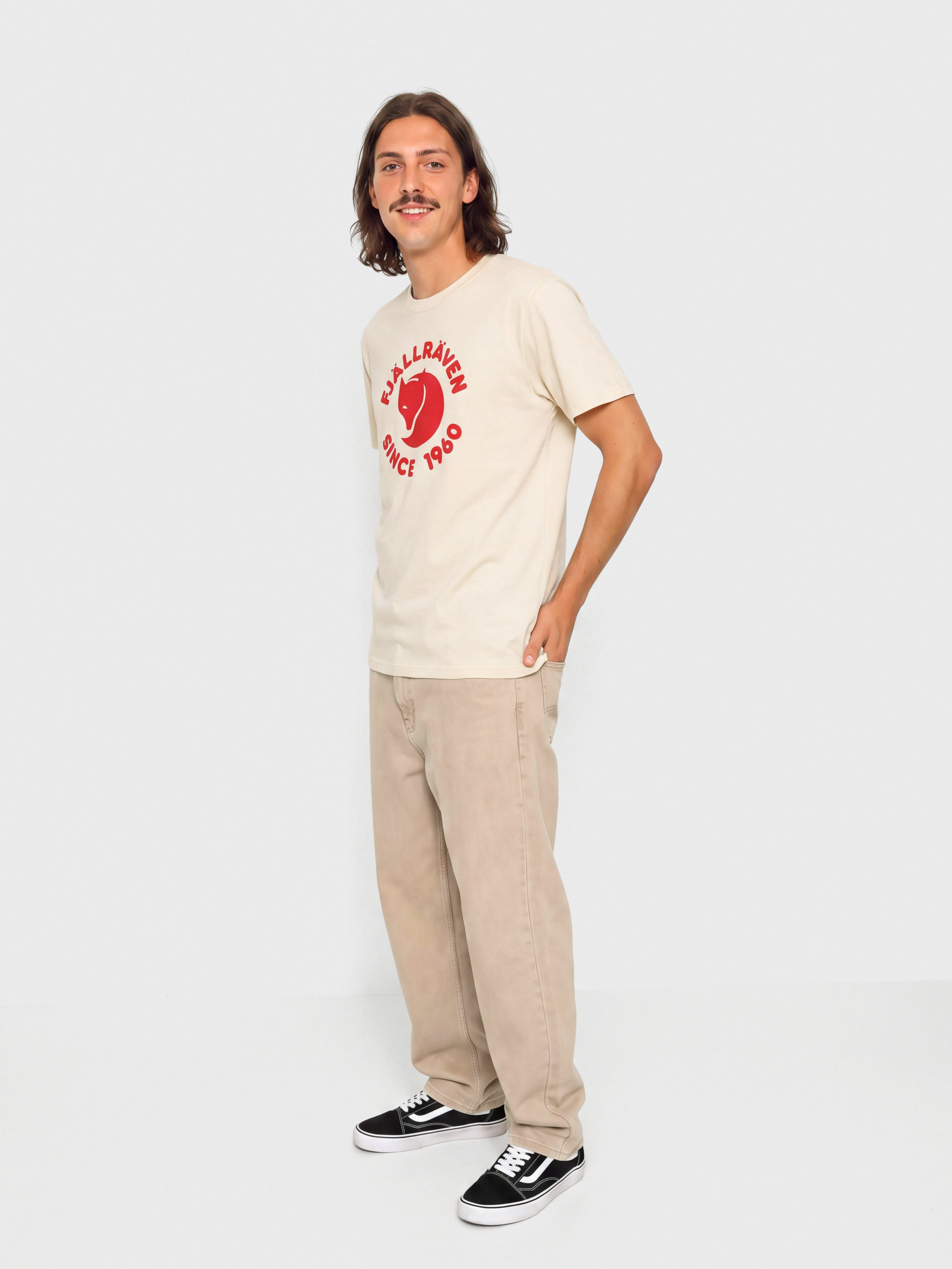 T-shirt Fjallraven Relaxed (chalk white)