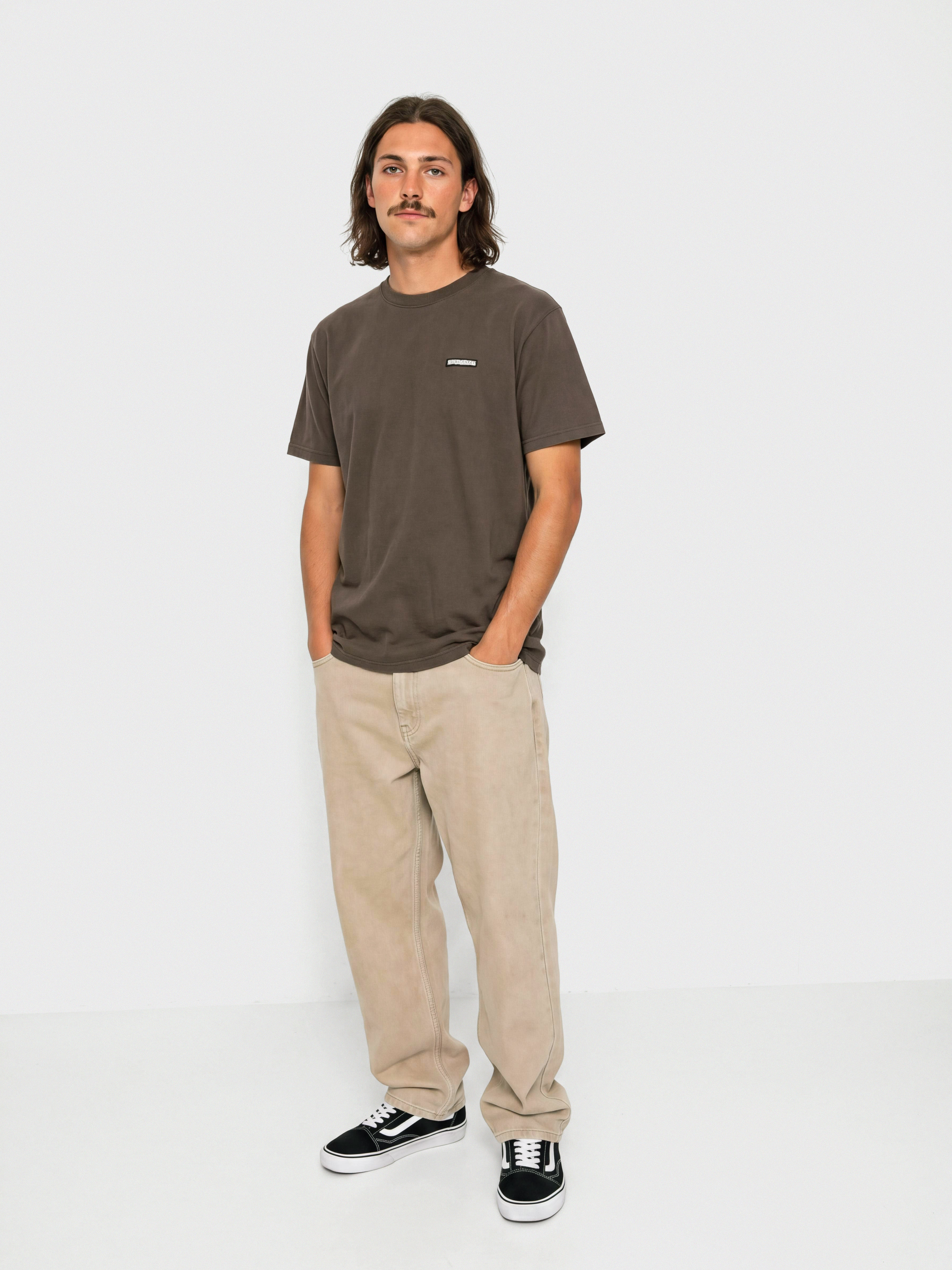 T-shirt DC Patch It Washed (coffee bean)