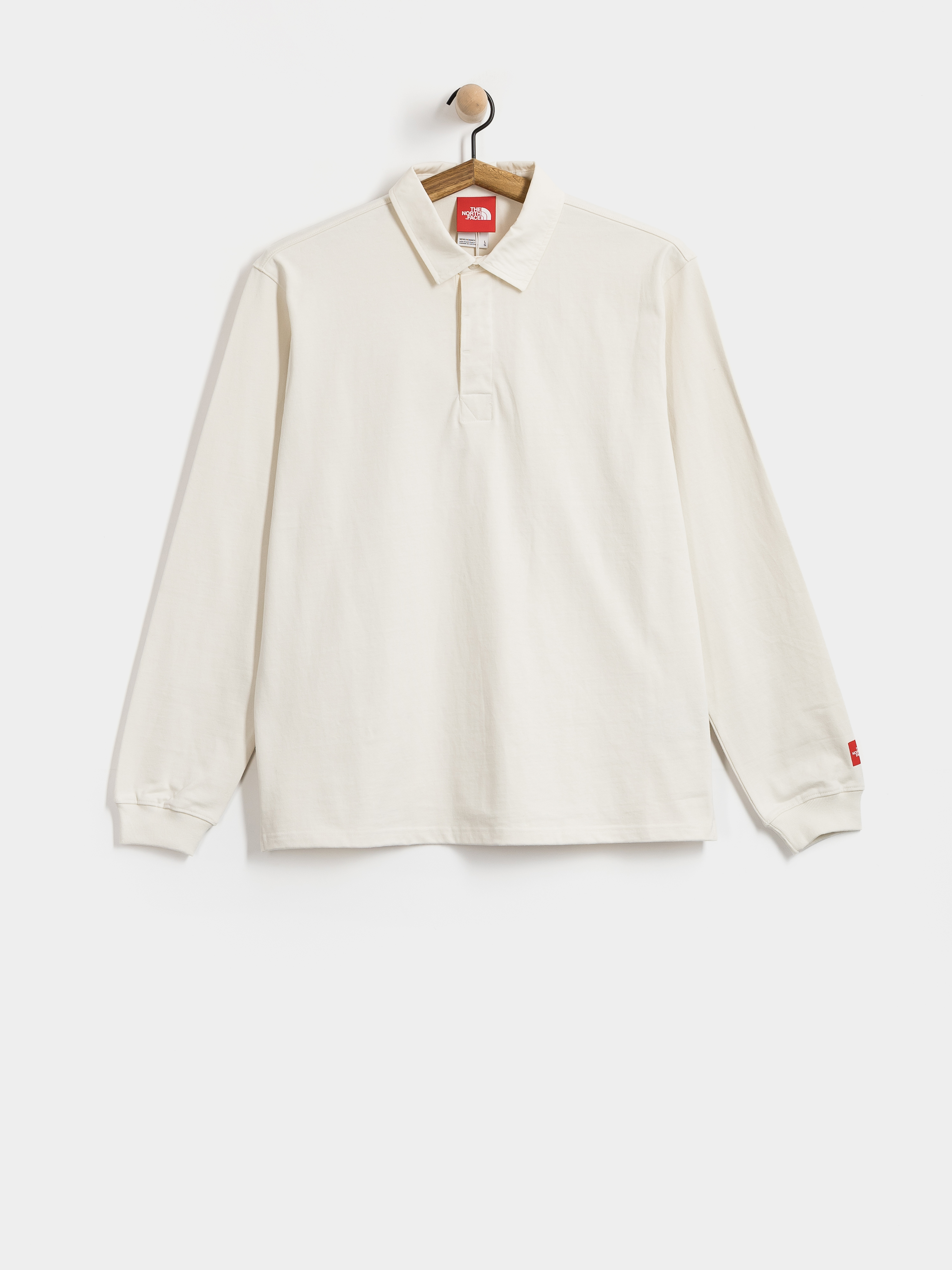 Longsleeve The North Face Red Box Rugby (white dune)
