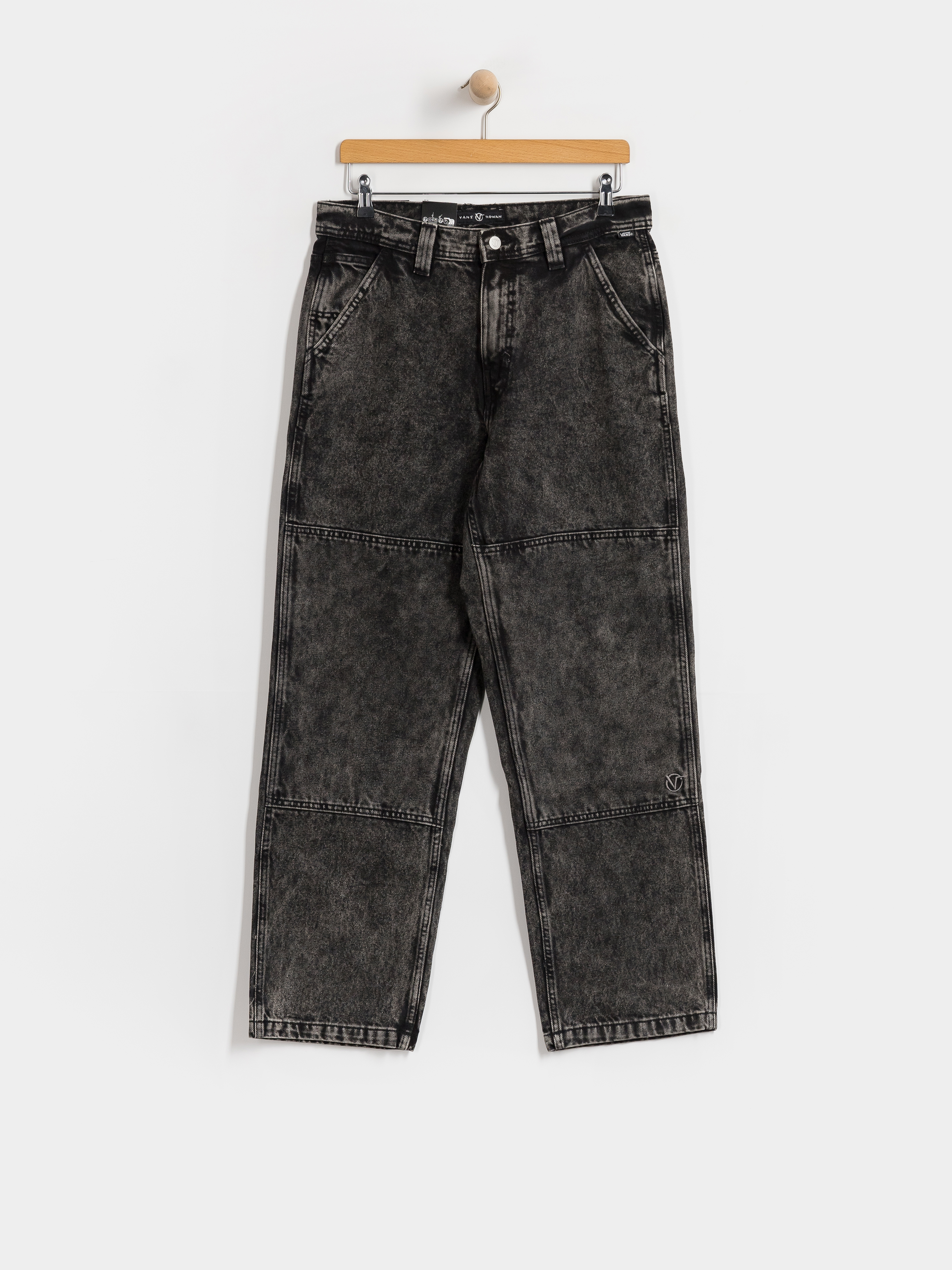 Spodnie Vans X Rowan Double Knee (stonewash black)