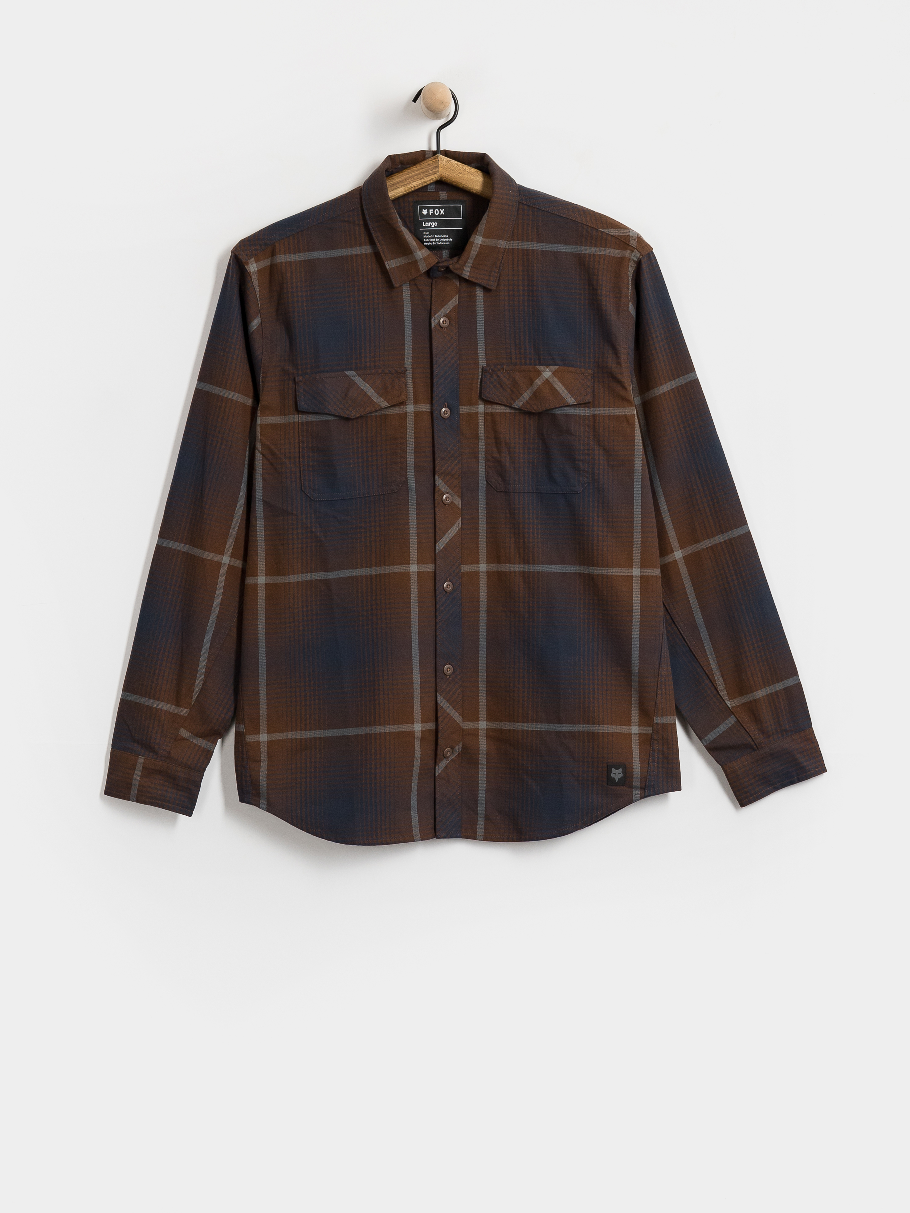 Koszula Fox Survivalist Fire Flannel (dark brown)