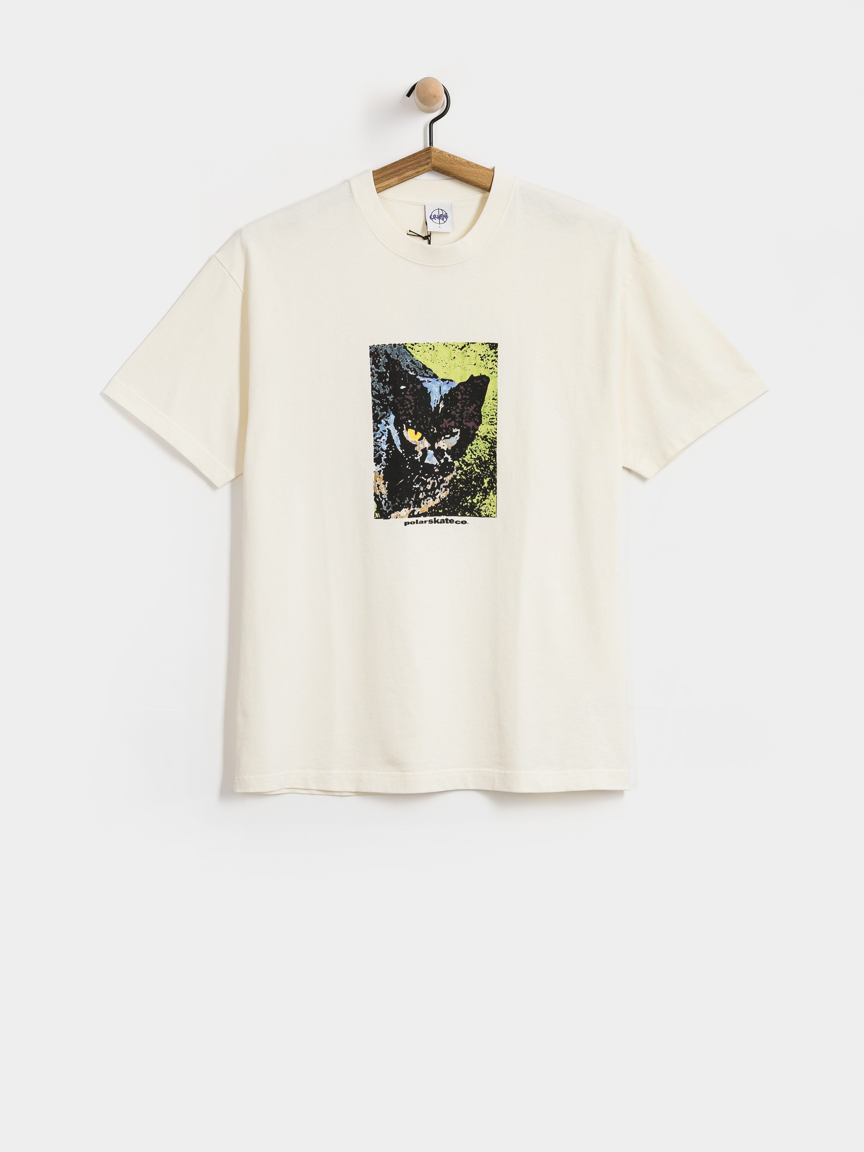 T-shirt Polar Skate Cat (ivory)