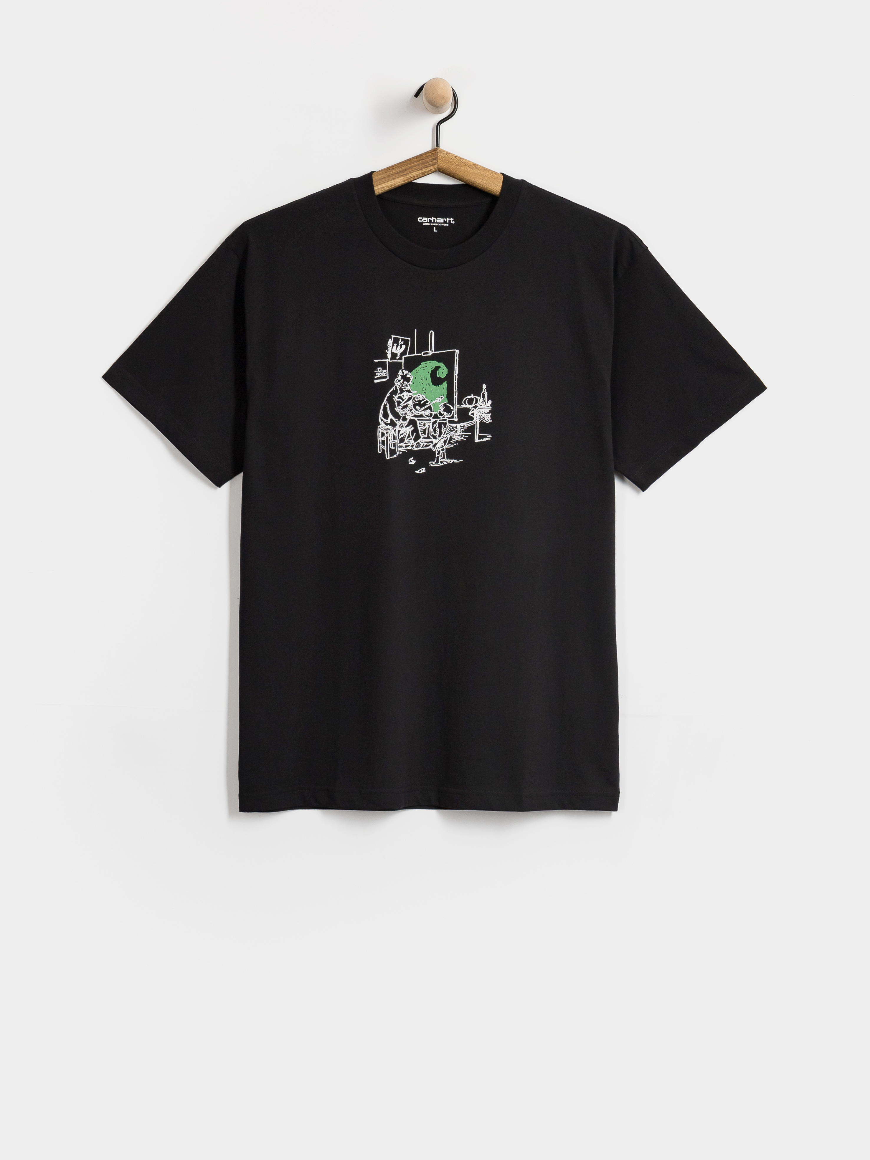 T-shirt Carhartt WIP Old Painter (black)