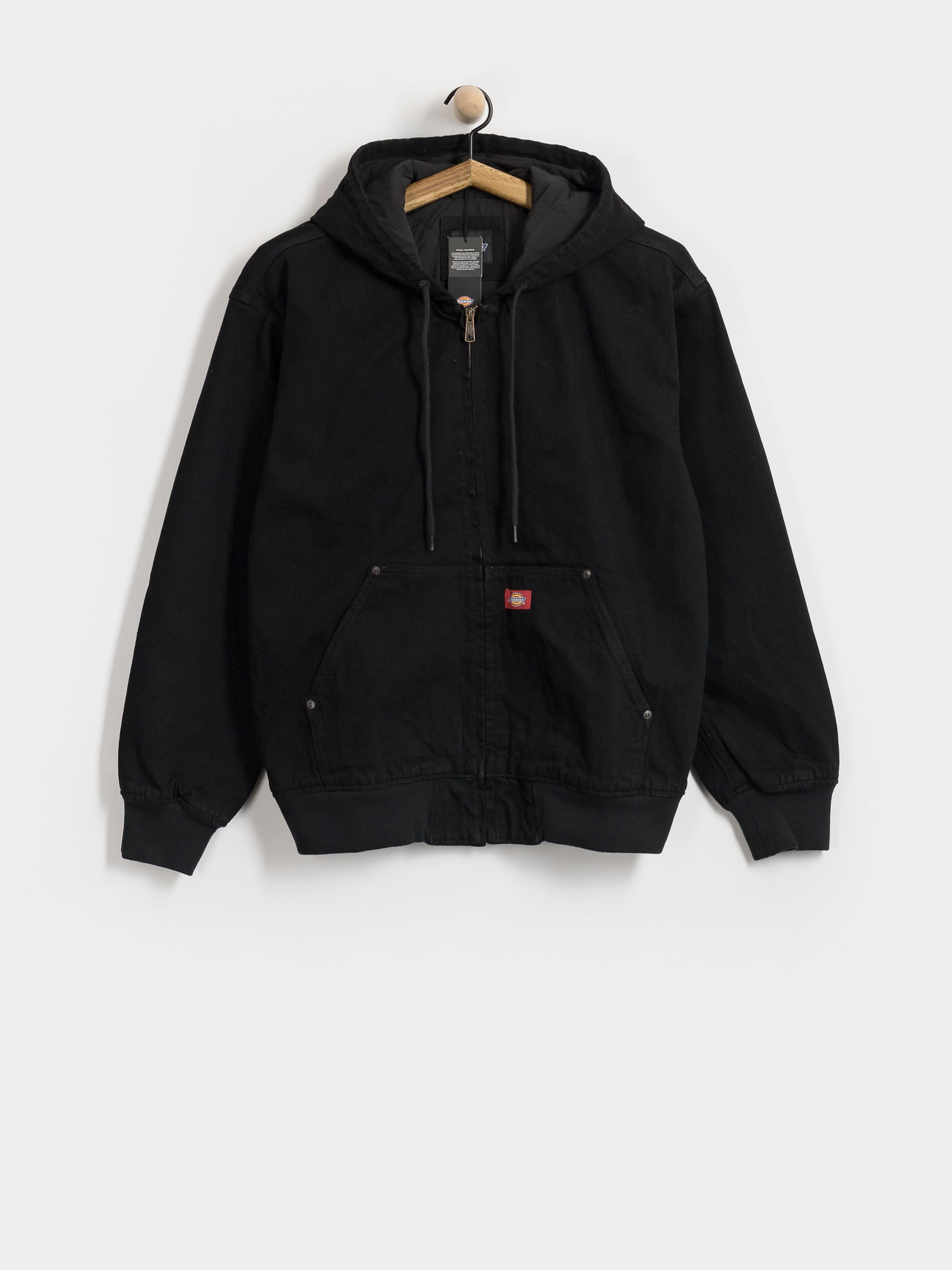 Kurtka Dickies Hilham Lined Denim Hooded Bomber (black)