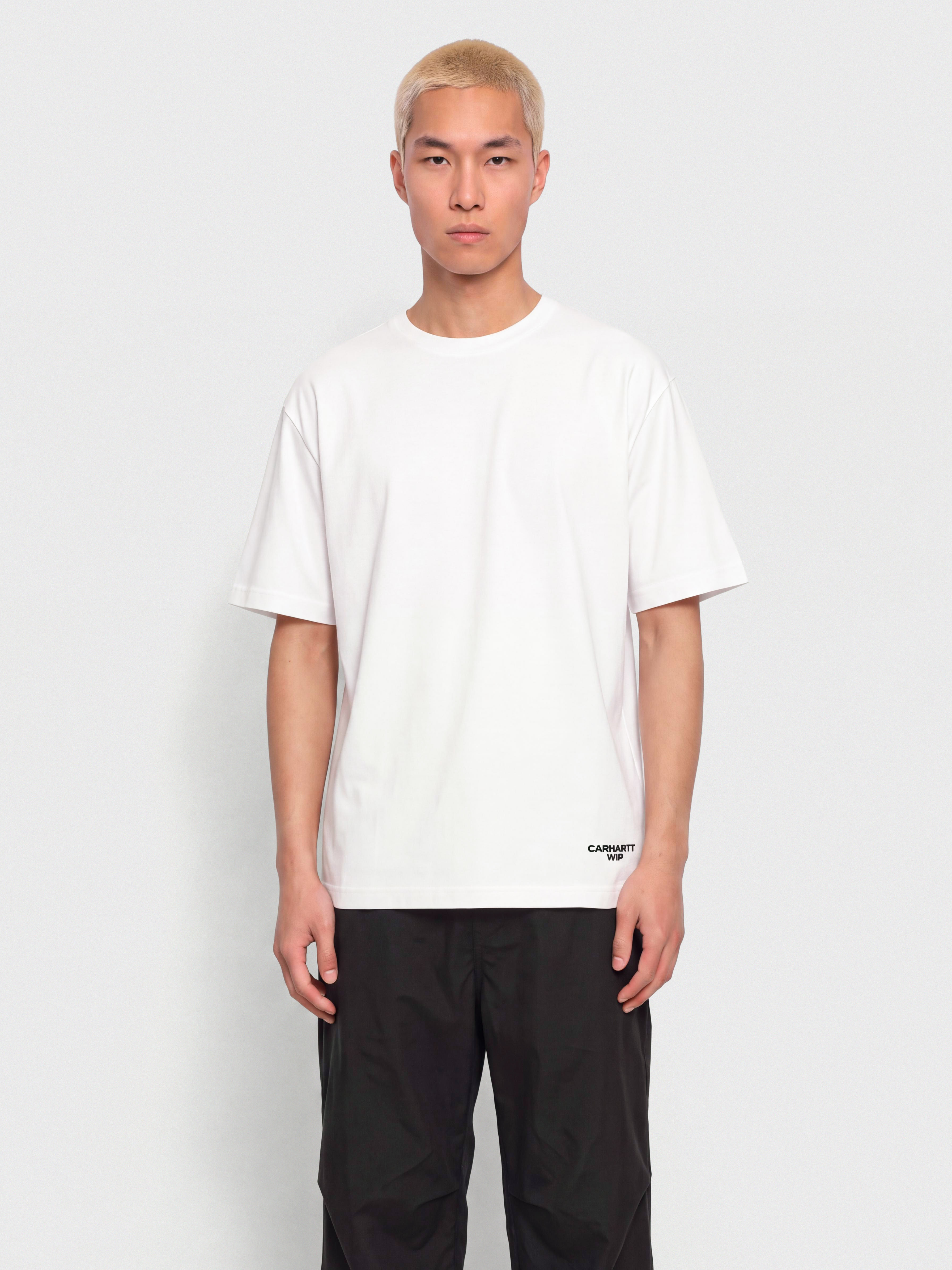 T-shirt Carhartt WIP Chapter Script (white/black)