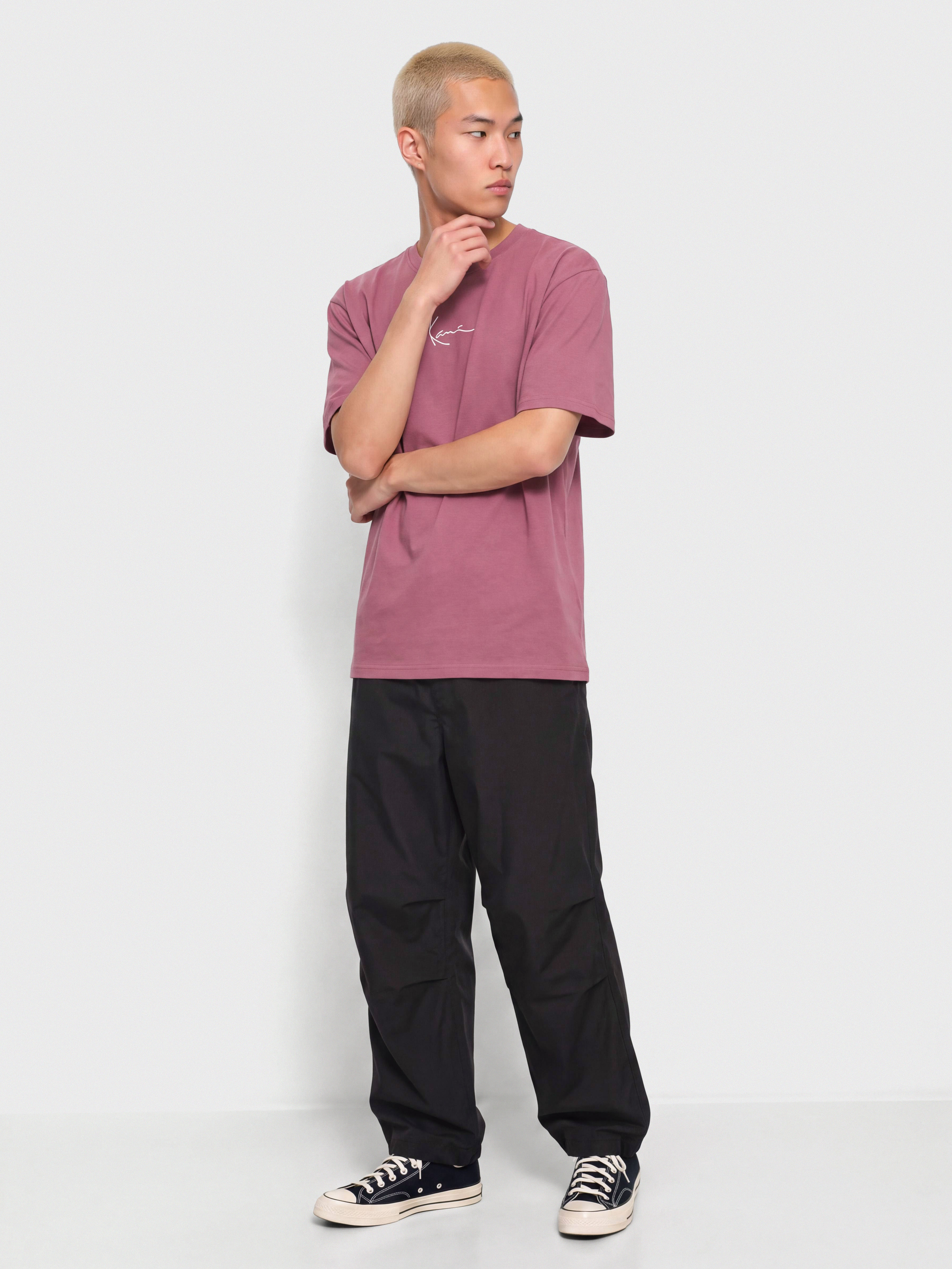 T-shirt Karl Kani Small Signature Essential (berry)
