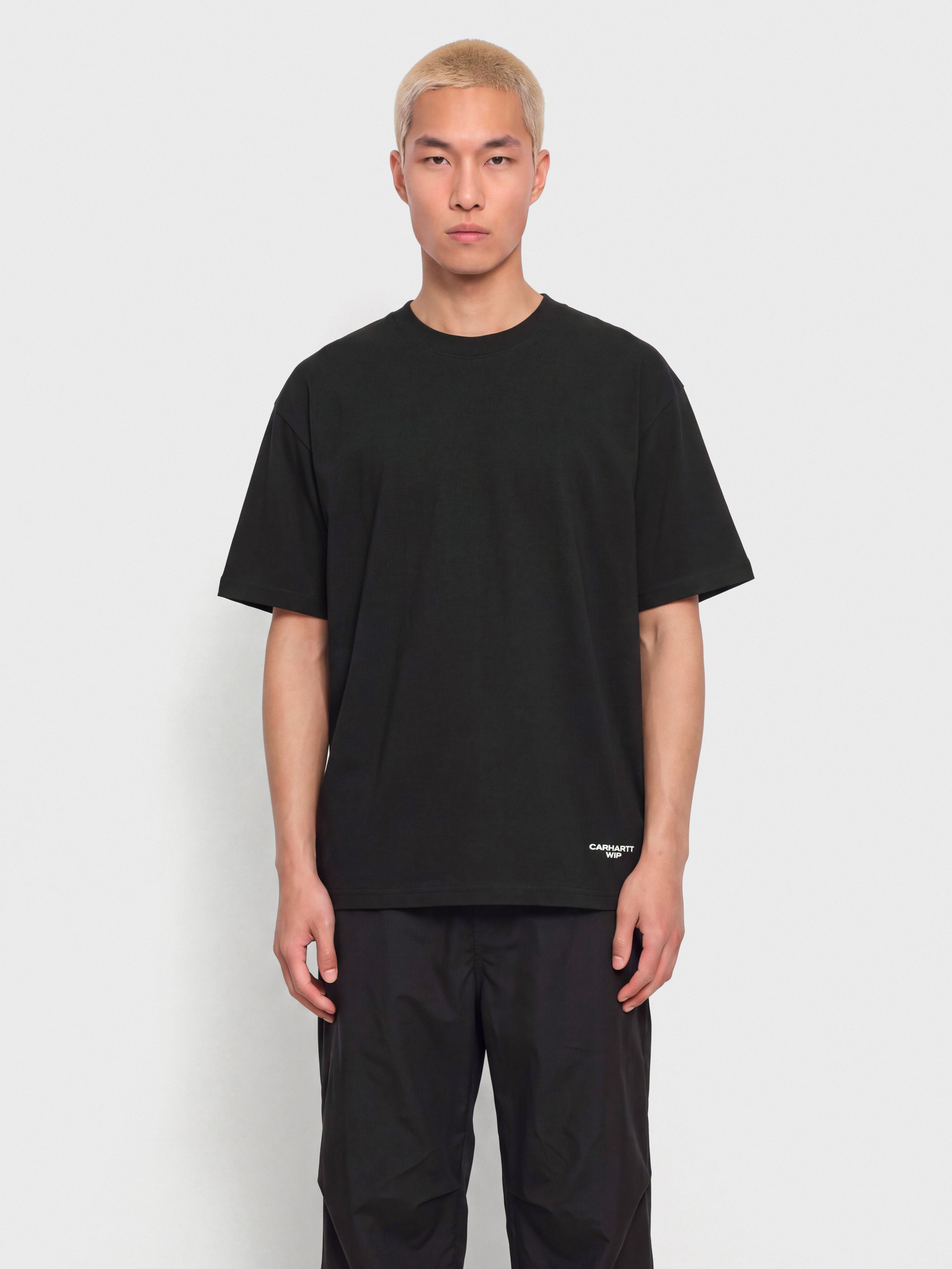 T-shirt Carhartt WIP Chapter Script (black/white)
