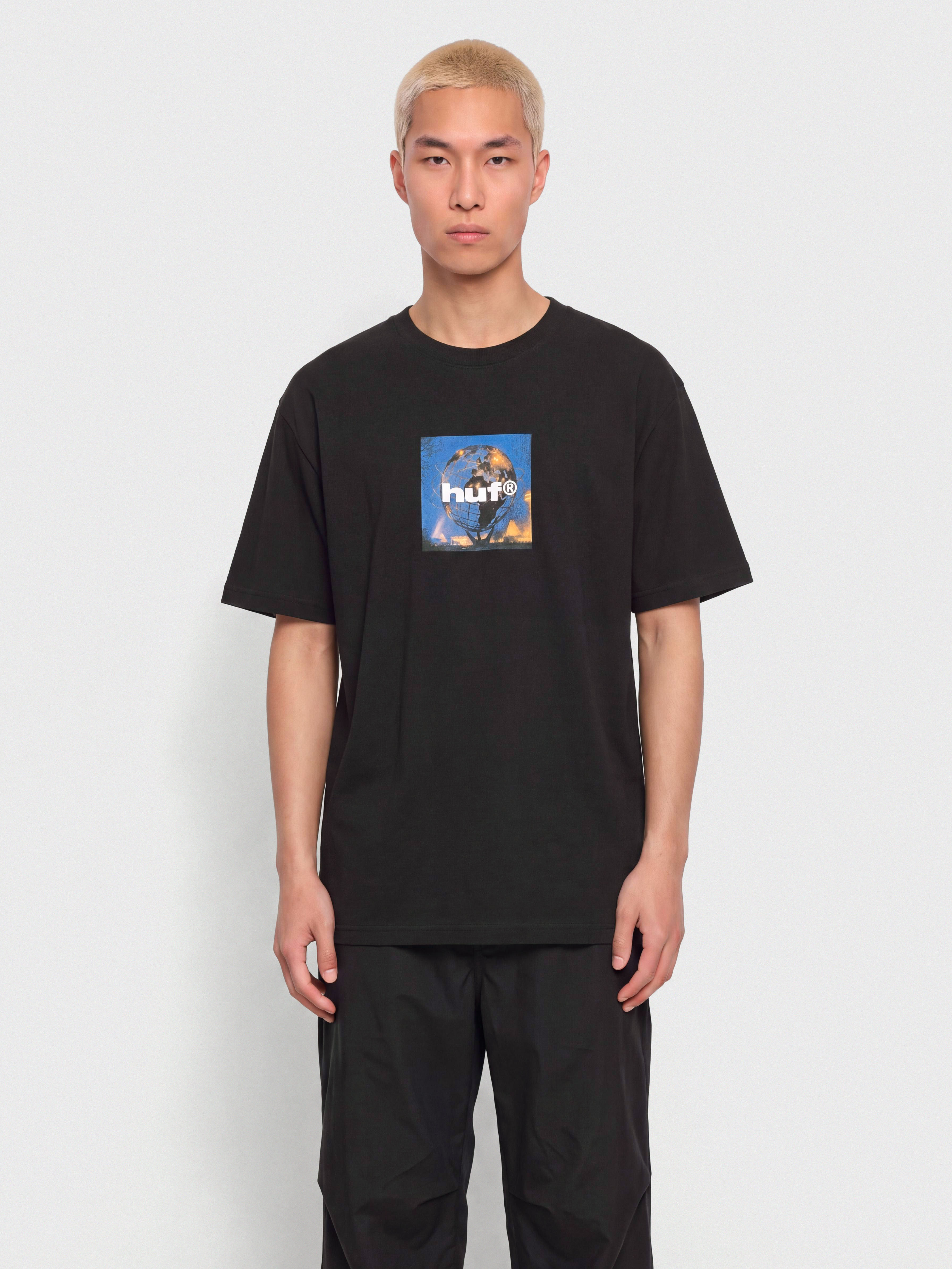 T-shirt HUF Unisphere (black)