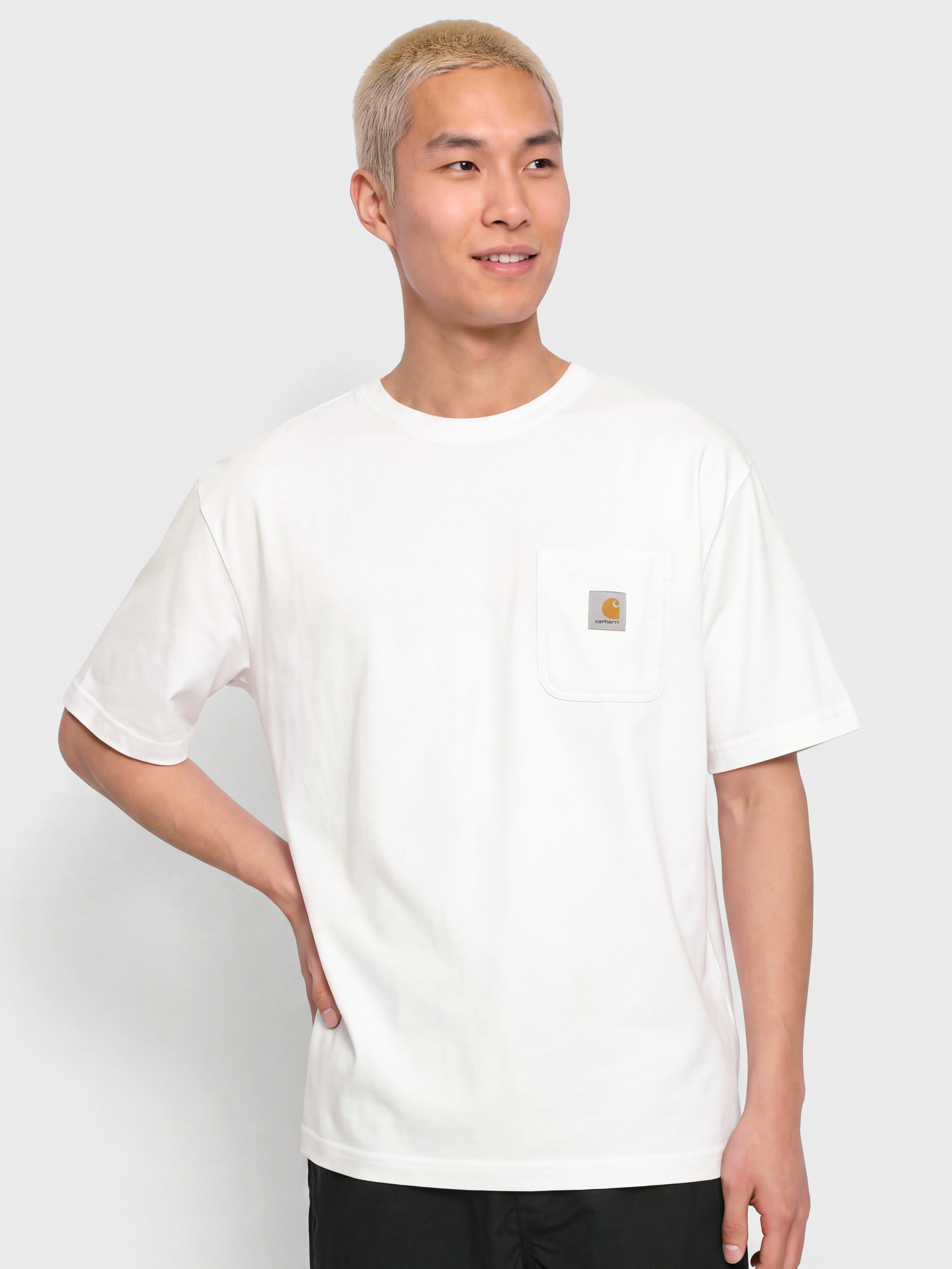 T-shirt Carhartt WIP Work Pocket (white)