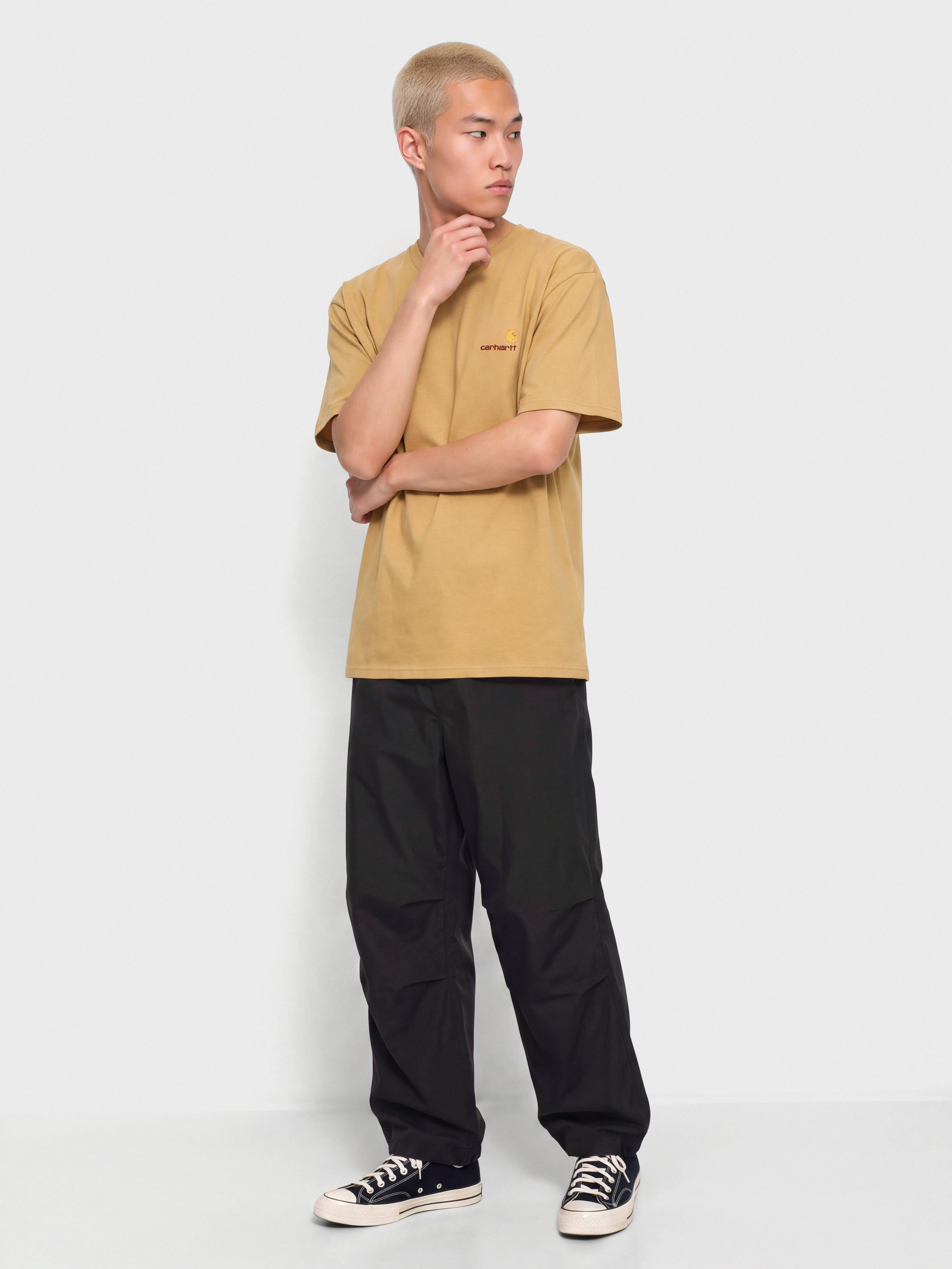 T-shirt Carhartt WIP American Script (wip dusty h)