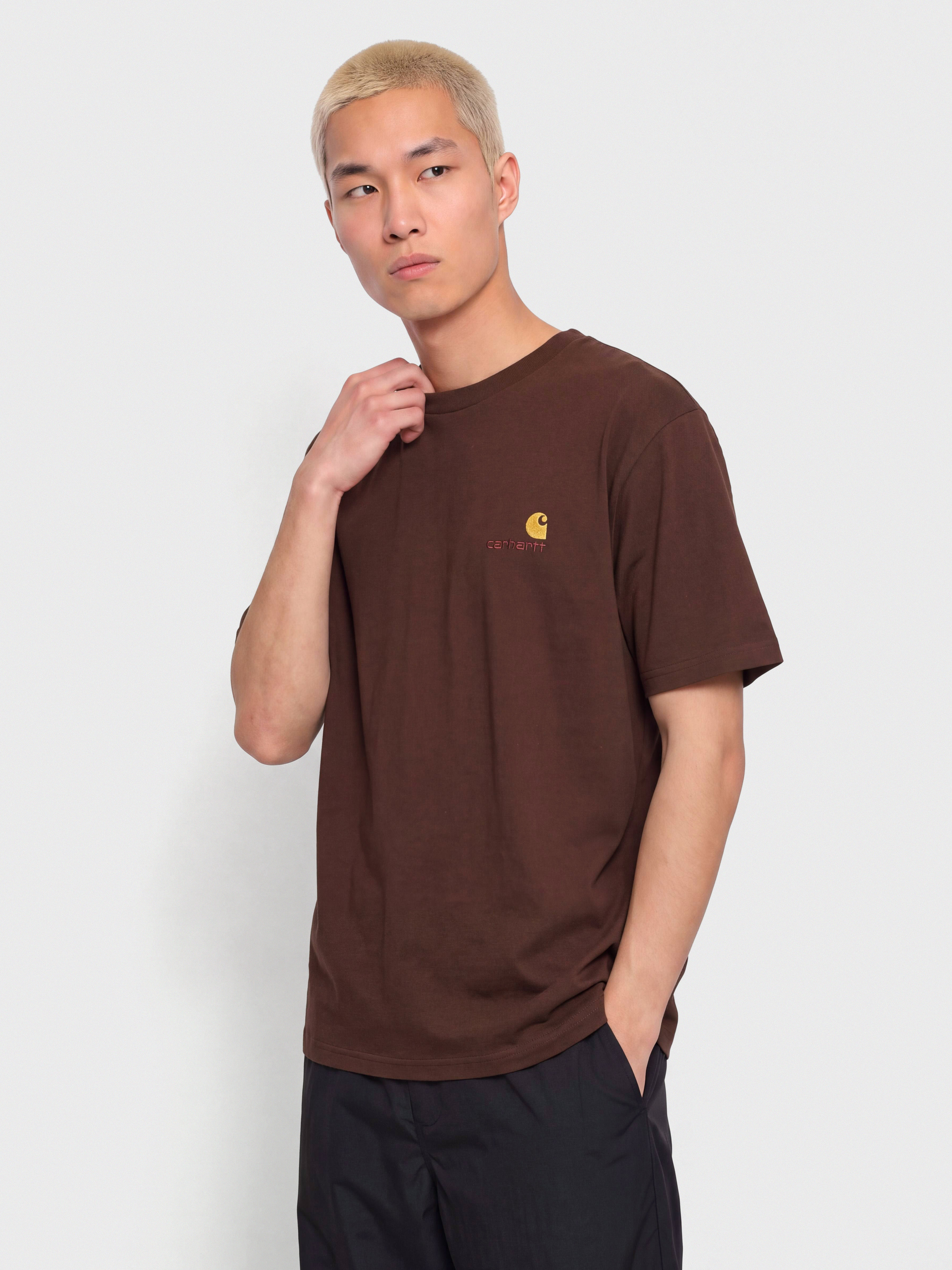 T-shirt Carhartt WIP American Script (amarone)