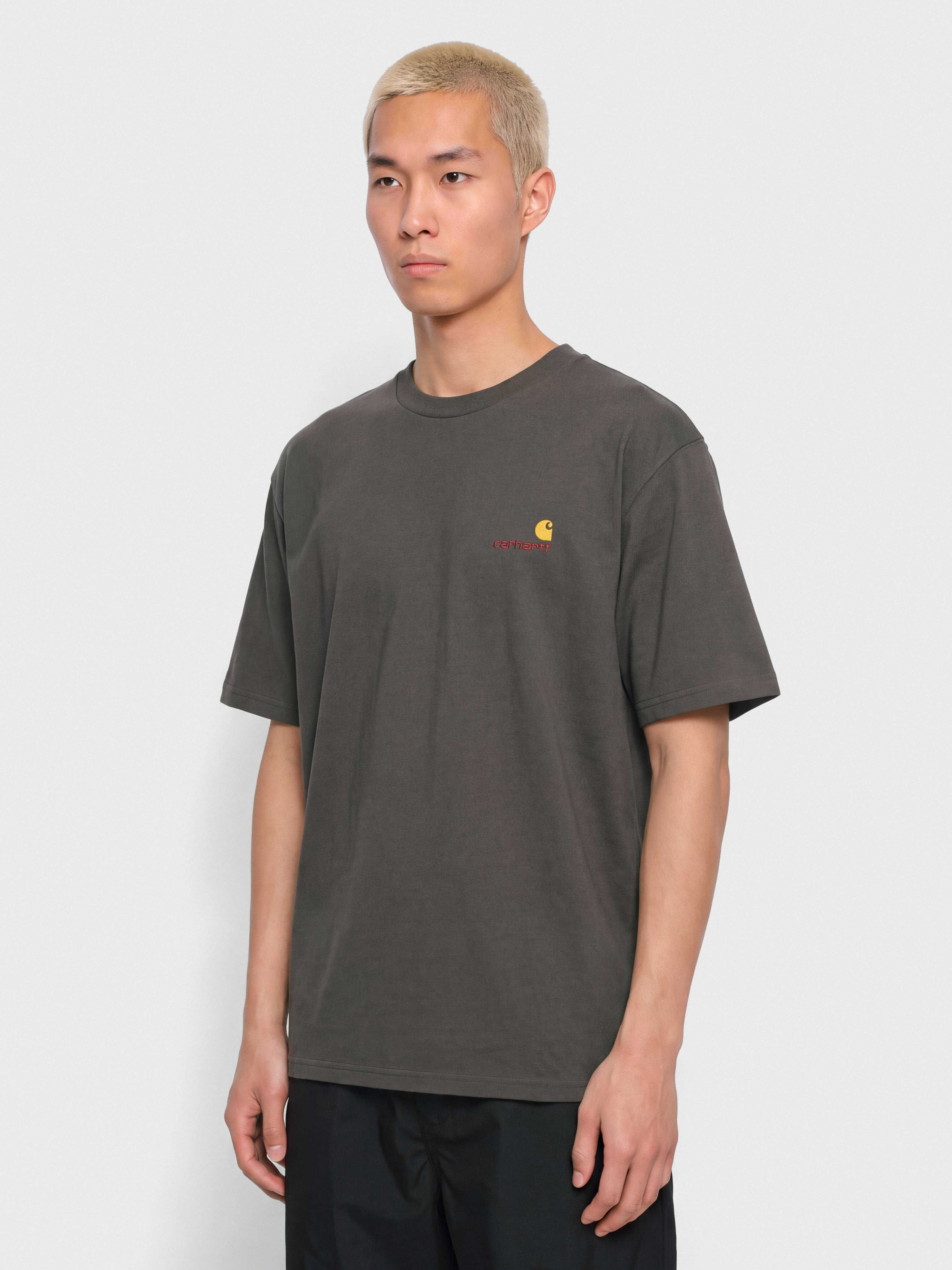 T-shirt Carhartt WIP American Script (graphite)