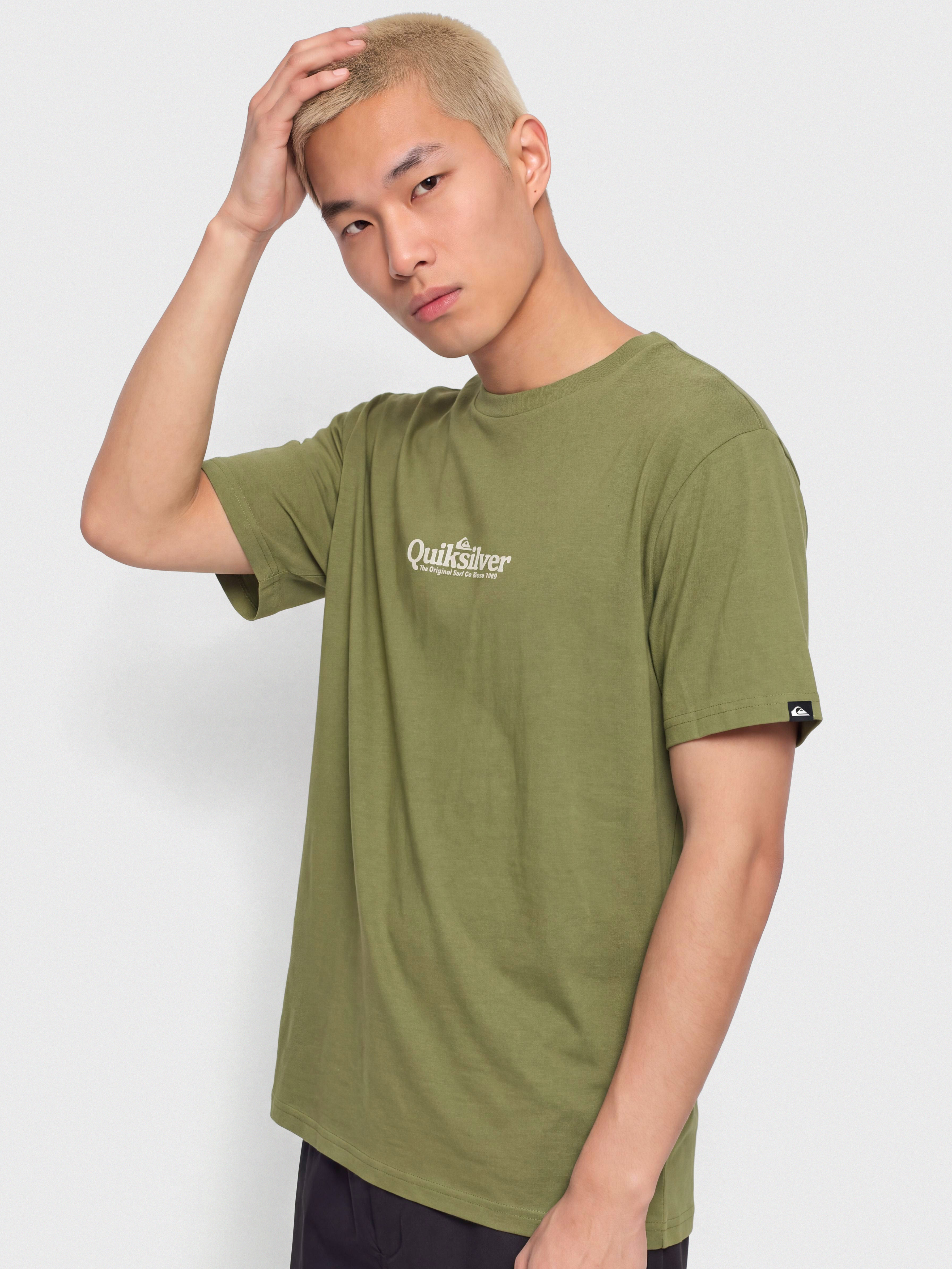 T-shirt Quiksilver Fineline (loden green)