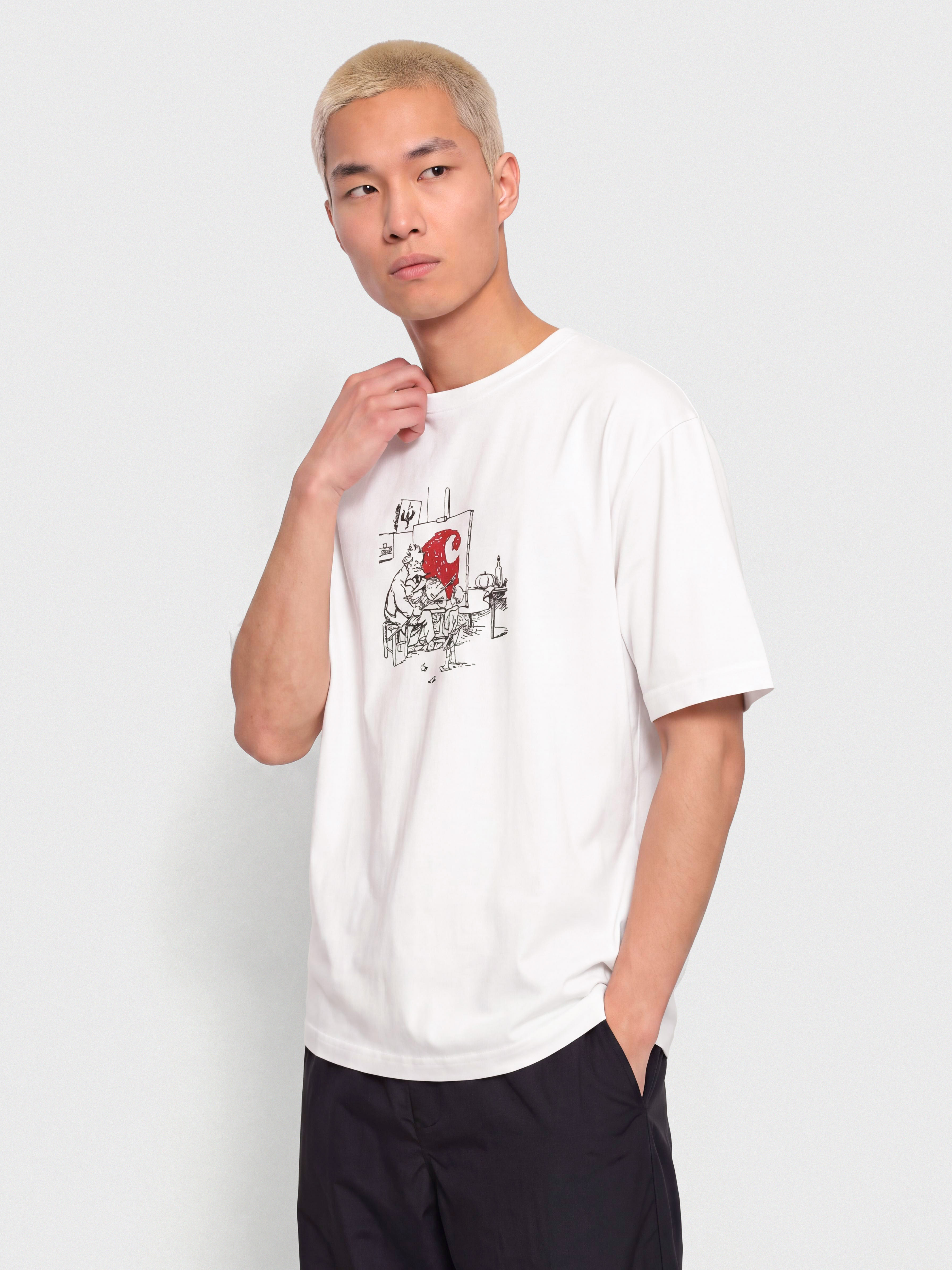 T-shirt Carhartt WIP Old Painter (white)