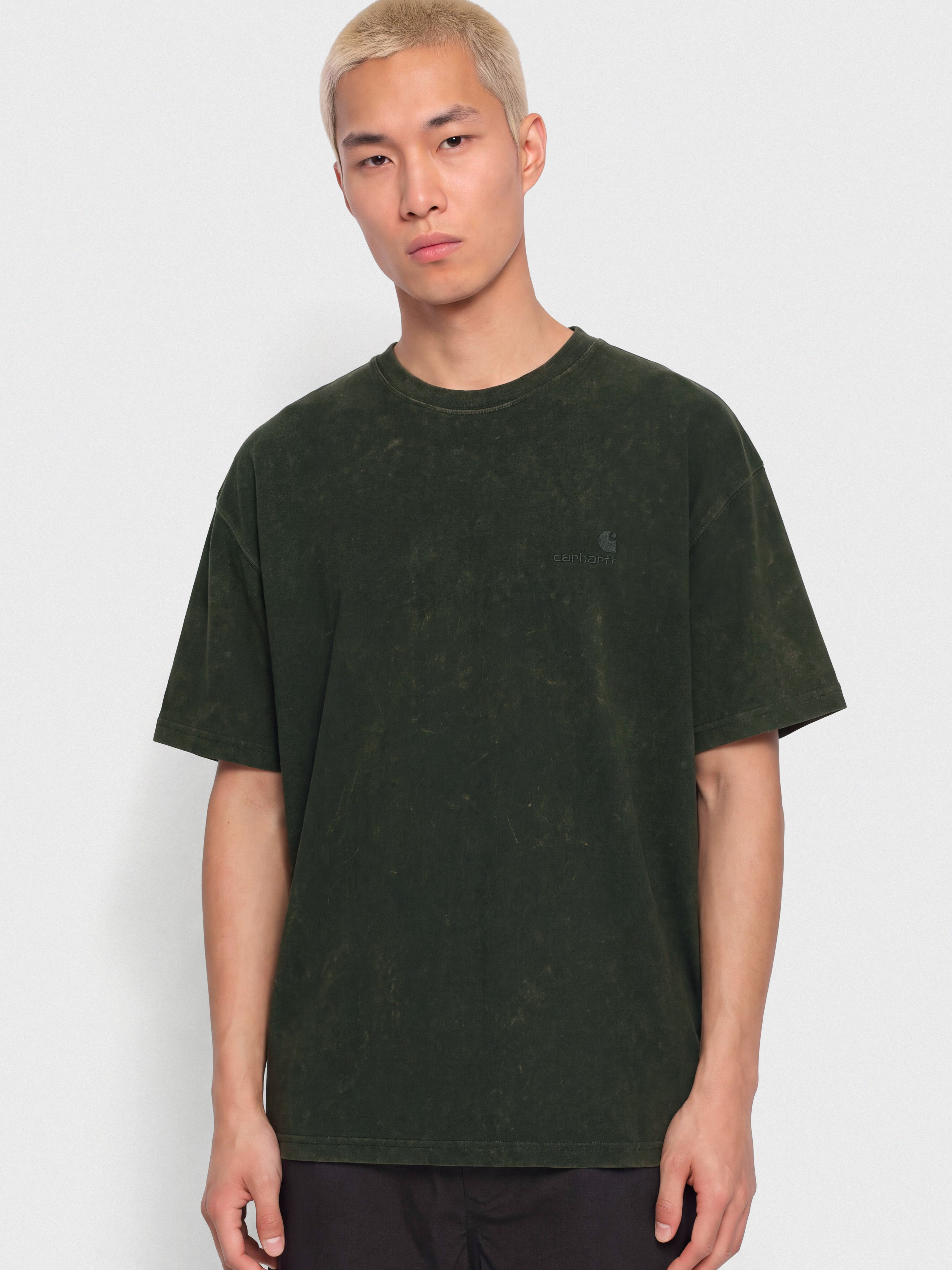 T-shirt Carhartt WIP Lambert (raven/moon wash)