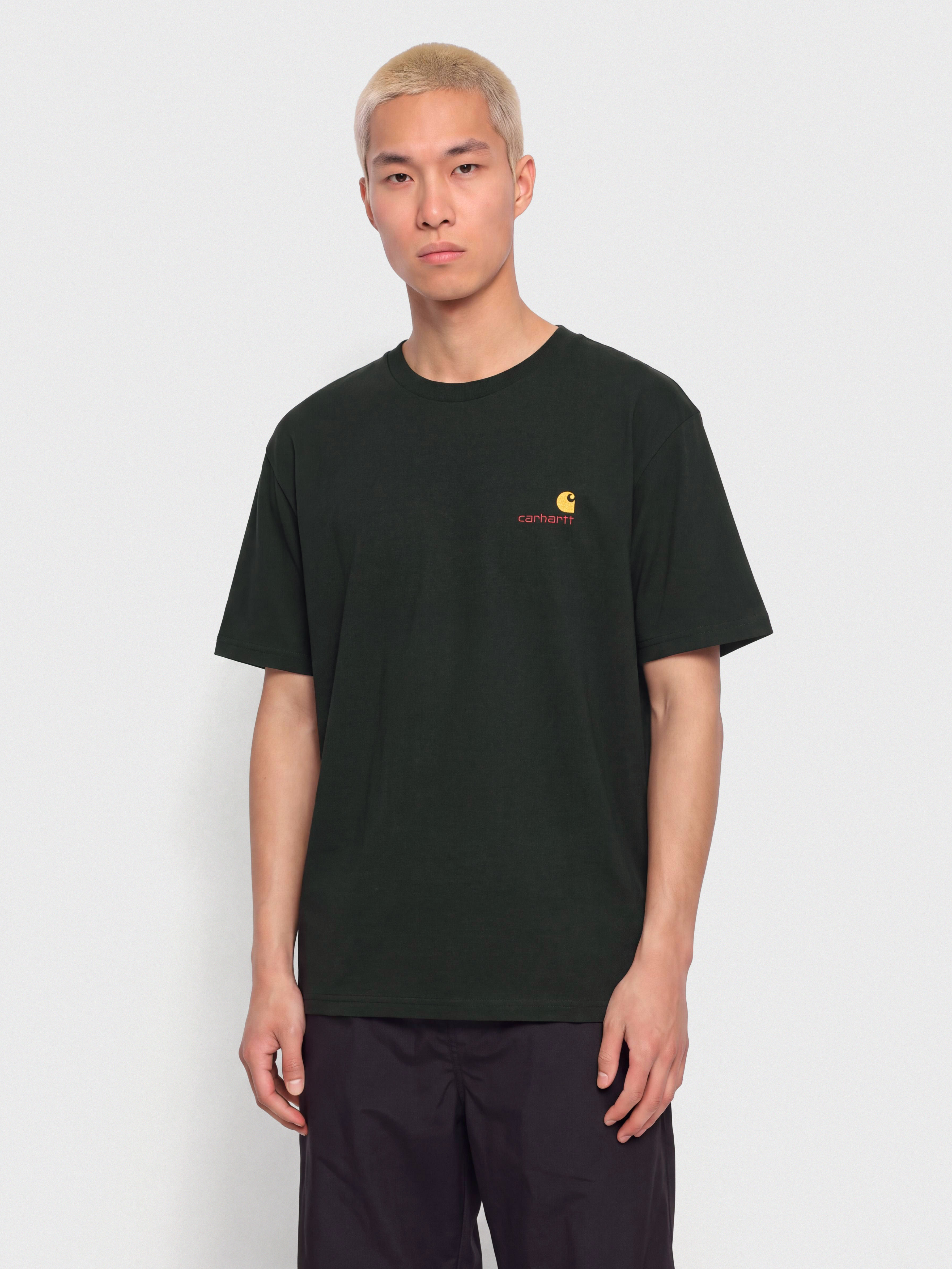 T-shirt Carhartt WIP American Script (raven)