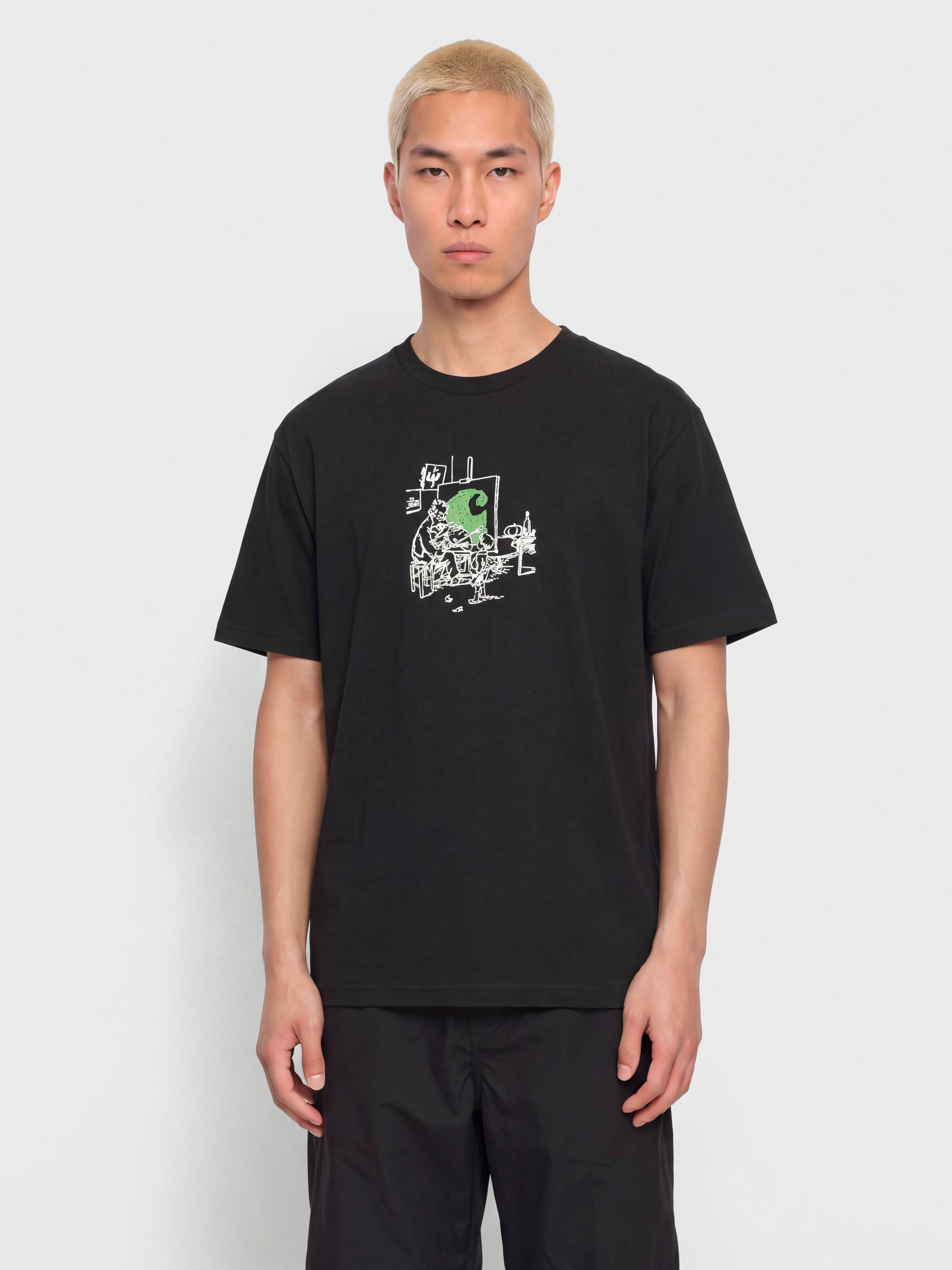 T-shirt Carhartt WIP Old Painter (black)